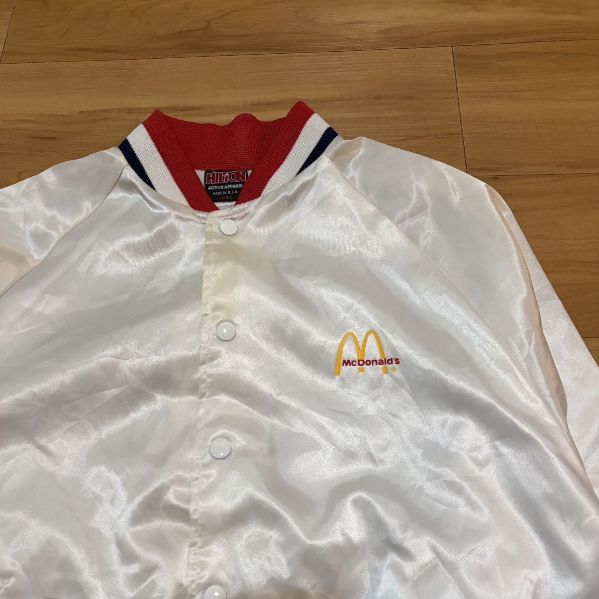 Vintage Vintage 80s mcdonald's speedee stadium jacket Size US M / EU 48-50 / 2 - 3 Thumbnail