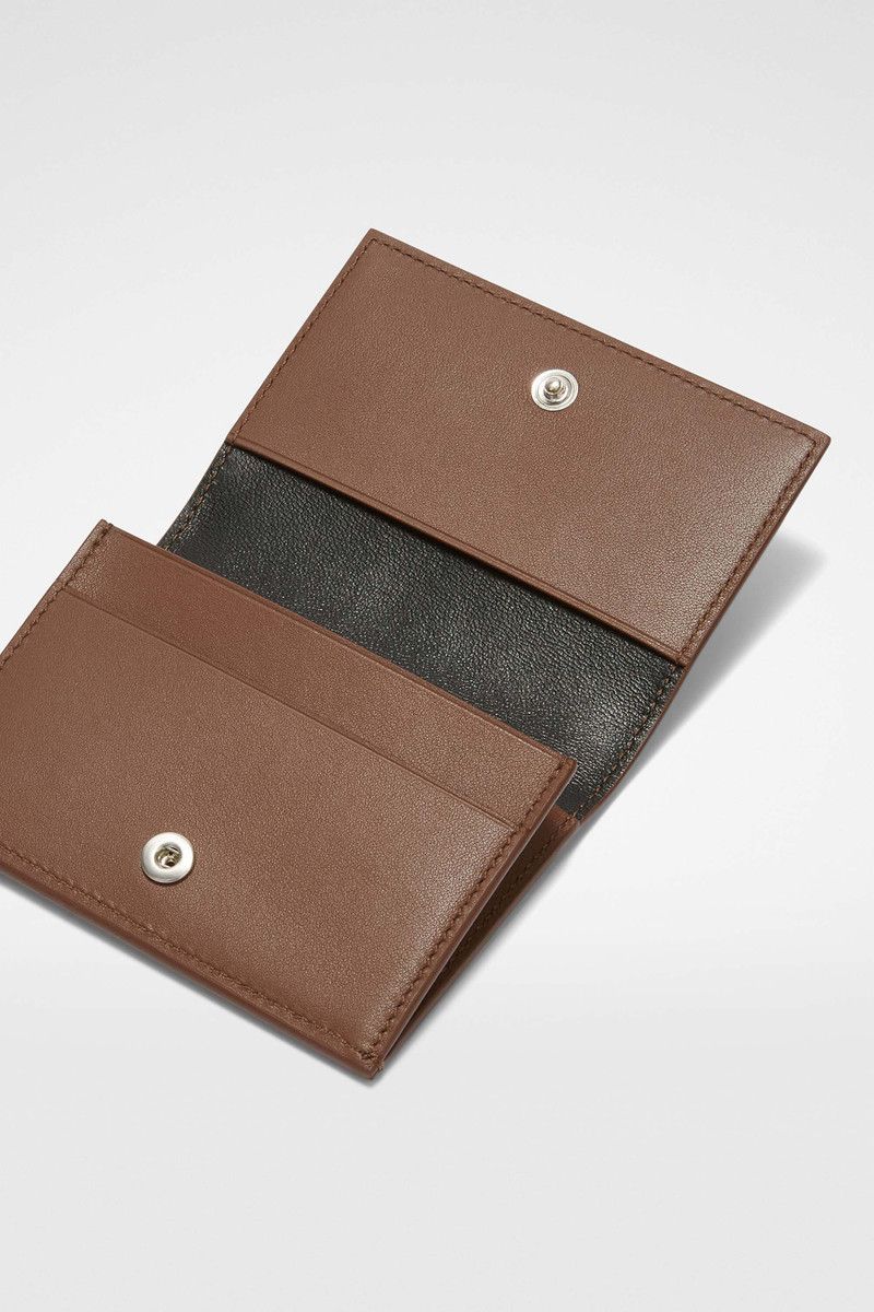 Jil Sander o1loc1c0426 Size:OS/Card Holder in Brown Size ONE SIZE - 3 Thumbnail