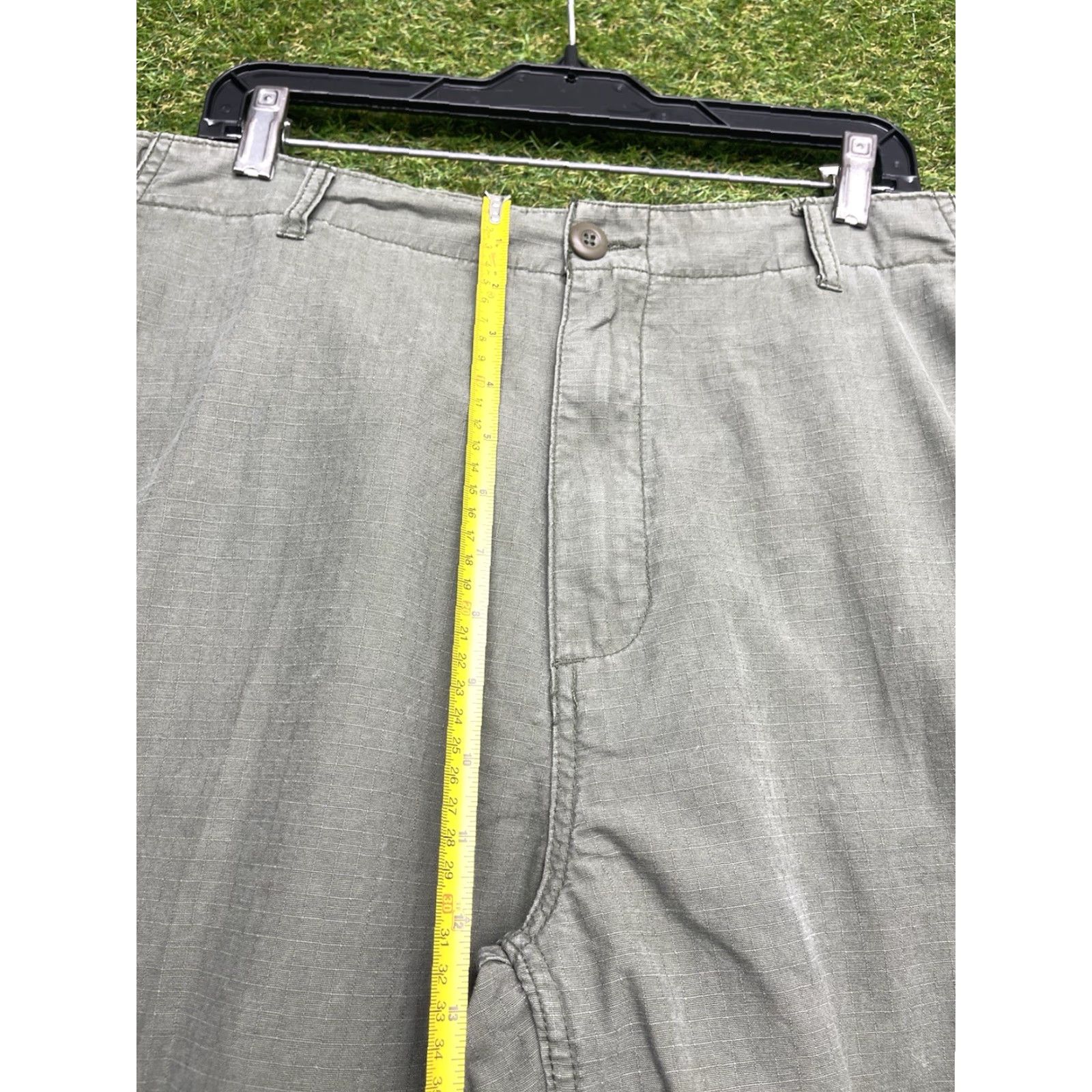 Vintage 5.11 Tactical Pants Mens Large Regular Taclite Green Cargo Work Ripstop 90s 511 Size US 33 - 3 Thumbnail