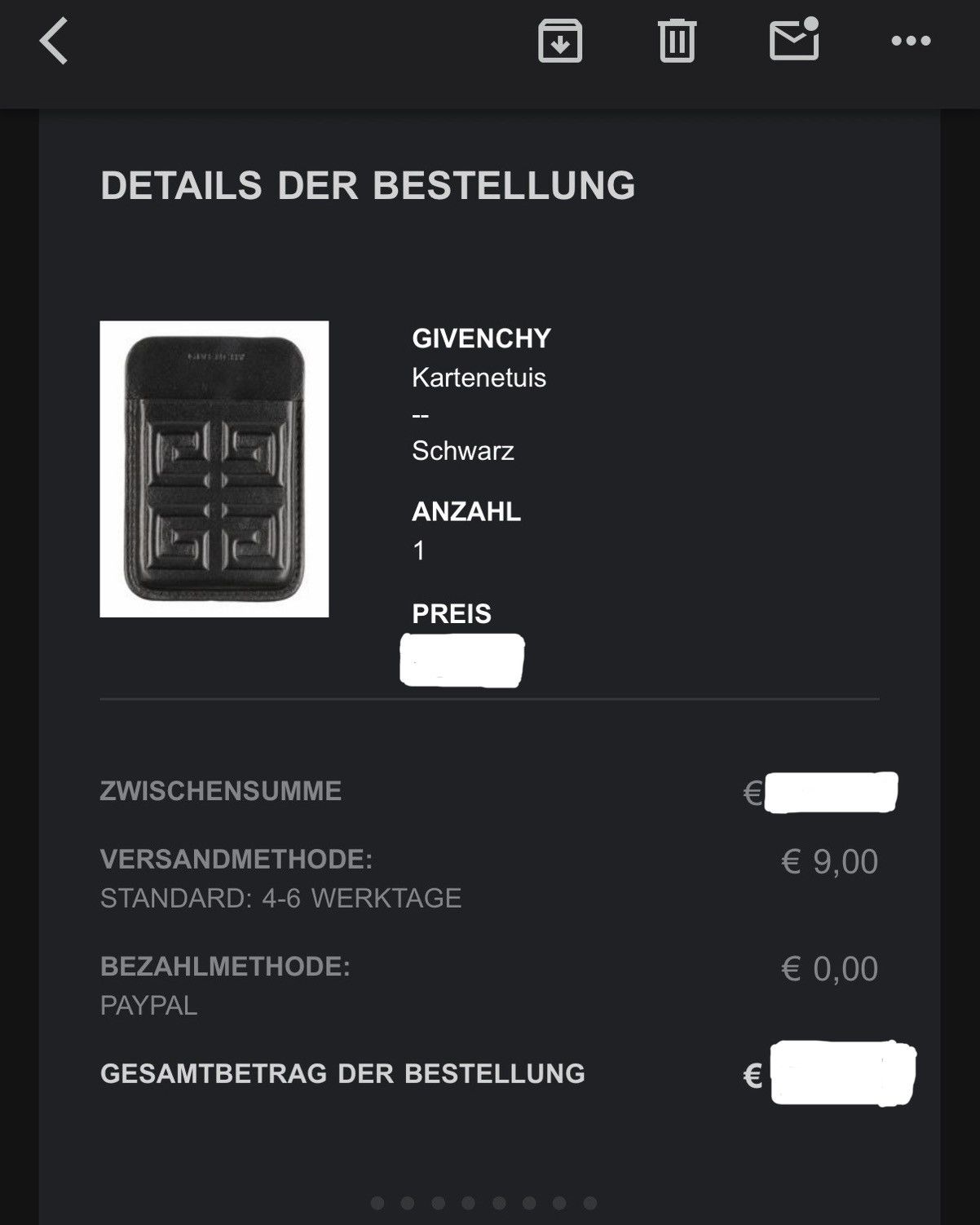 Givenchy GIVENCHY MagSave Cardholder Size ONE SIZE - 4 Thumbnail