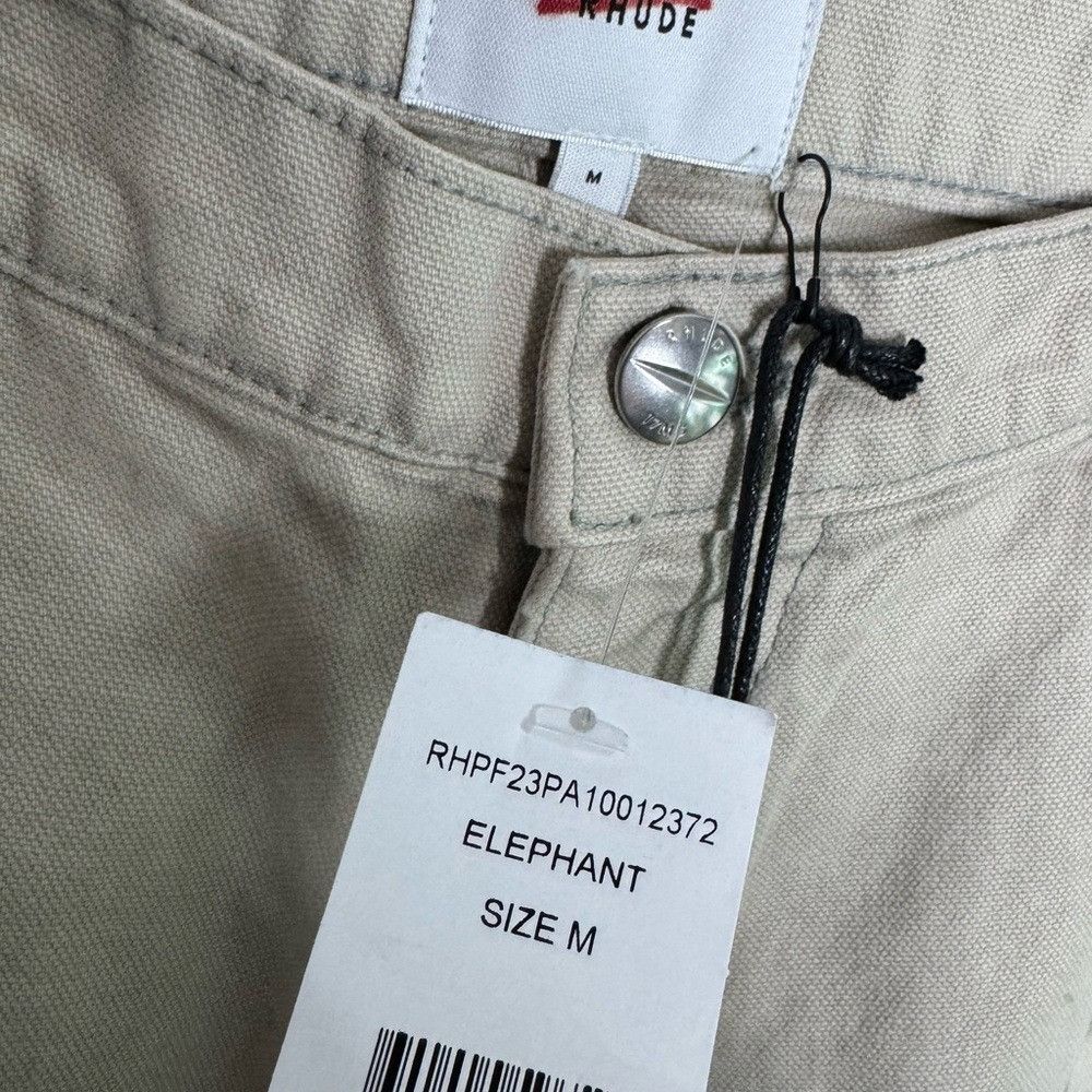 Rhude Rhude Chevron Painter Pants Elephant Tan Men’s Size Medium Size US 32 / EU 48 - 4 Thumbnail