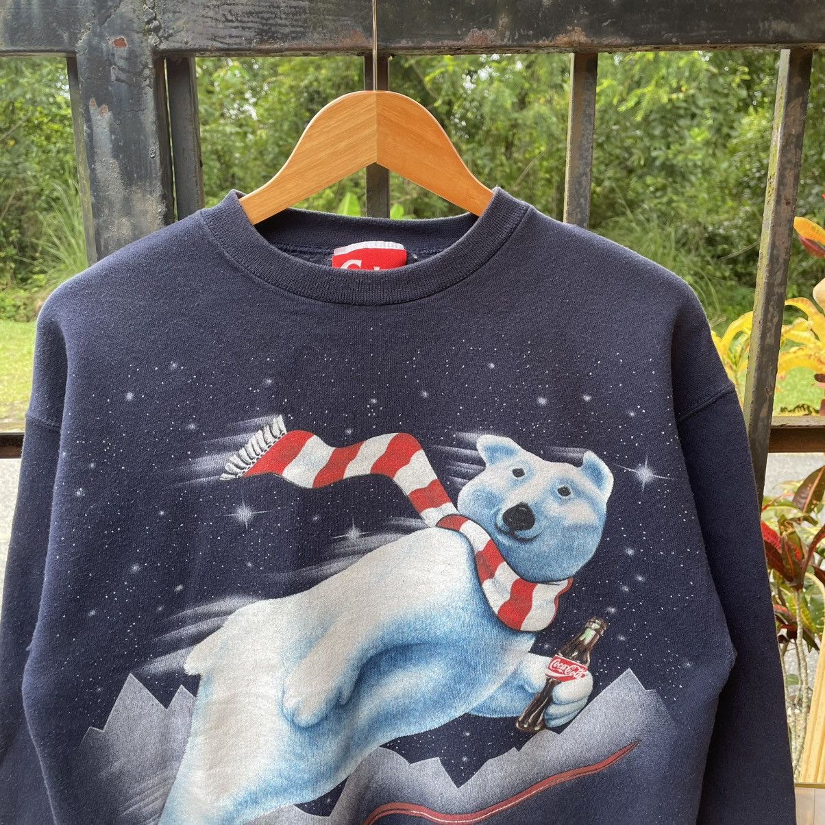Coca Cola 🔥Vintage 1994 Coca Cola Big Logo Big Bear Logo Sweatshirts Size US M / EU 48-50 / 2 - 4 Thumbnail