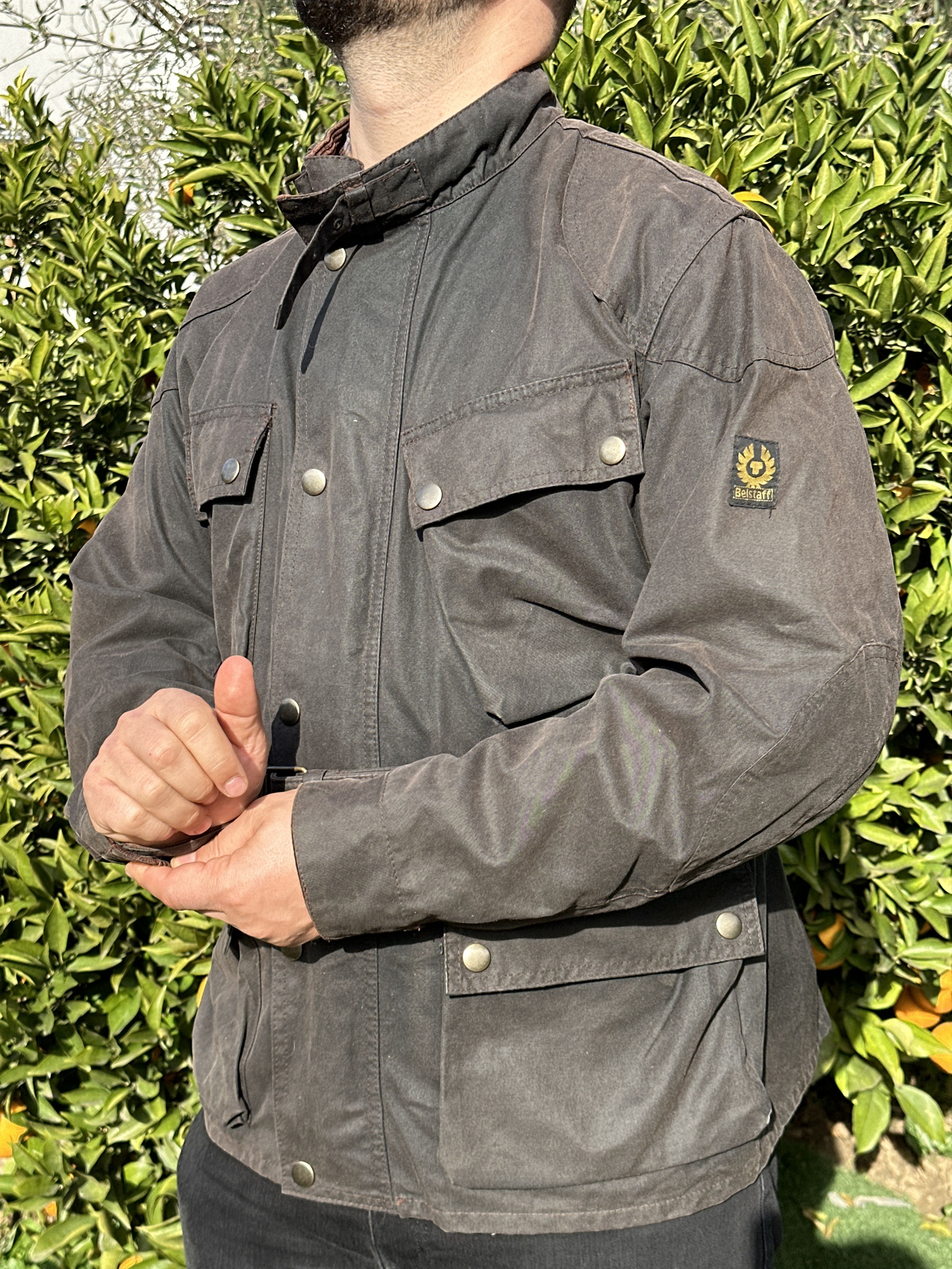Belstaff Belstaff Waxed Field Jacket Motorcycle Biker Size L Size US L / EU 52-54 / 3 - 1 Thumbnail