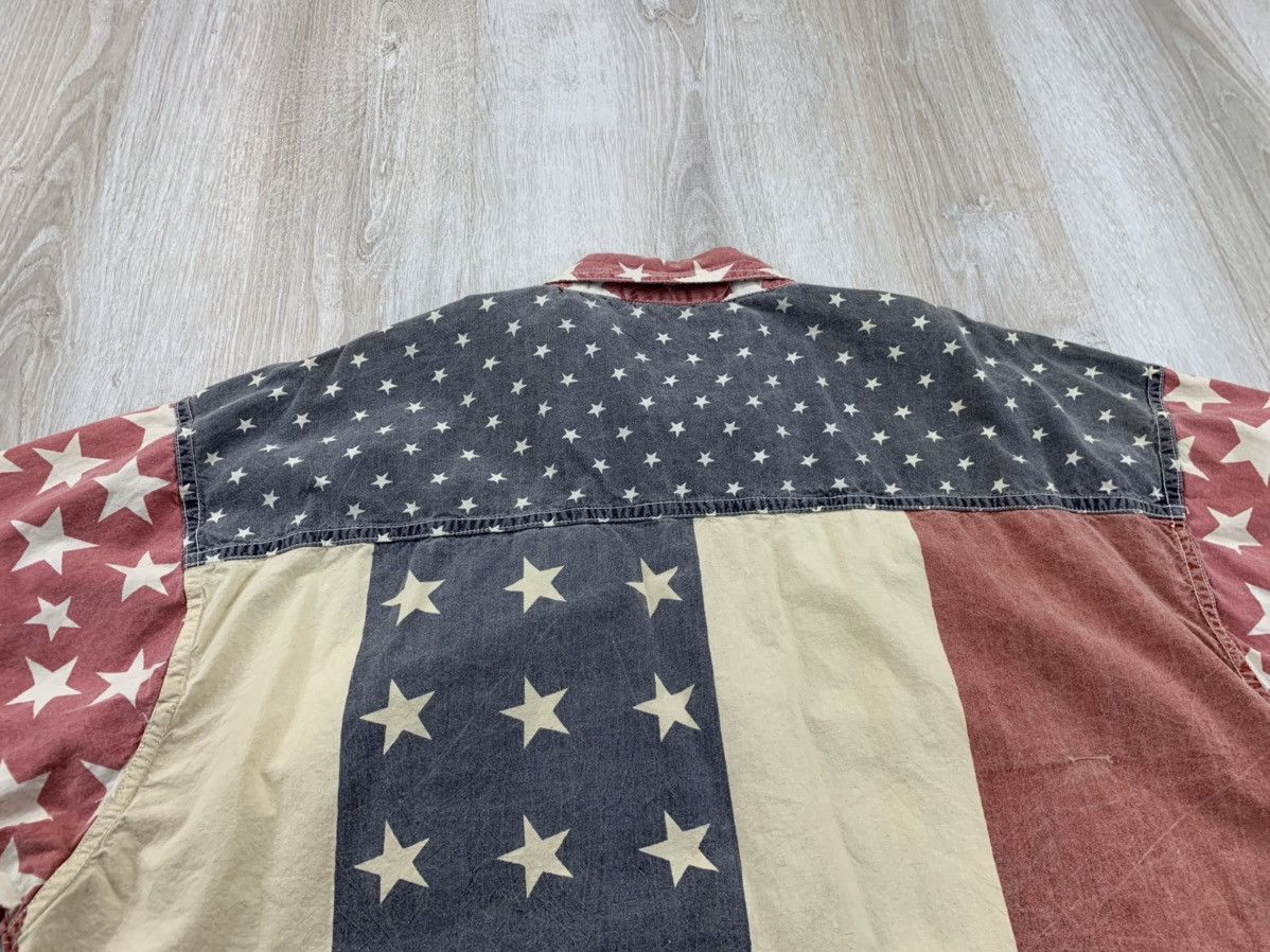 Vintage Mens vintage shirt American Flag Size L Size US L / EU 52-54 / 3 - 15 Thumbnail