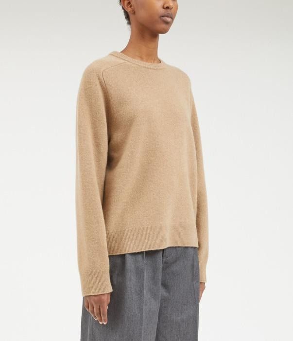 Maison Margiela o1bcso1str0526 Pure Wool Crewneck Sweater in Beige Size S / US 4 / IT 40 - 2 Thumbnail