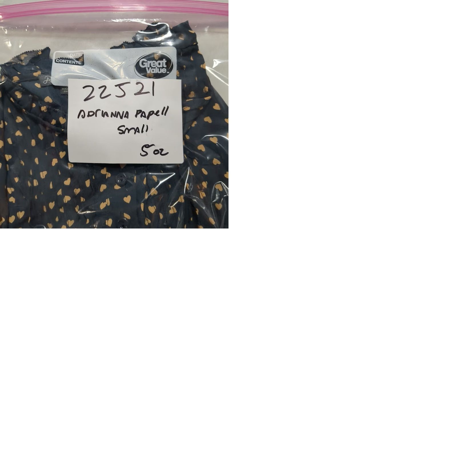 Adrianna Papell Adrianna Papell Navy Blue Gold Heart Print Sleeveless Ruffle Neck Blouse Small Women Shirt Female Office Wear Plaid? Wait Size S / US 4 / IT 40 - 9 Thumbnail