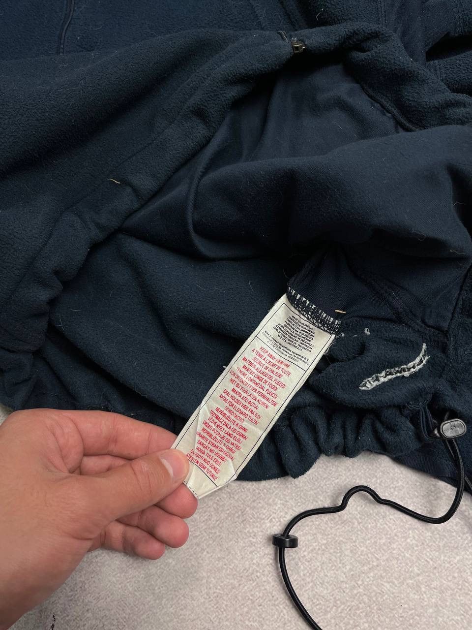 Nike × Vintage Vintage Nike Swoosh Retro Sherpa Fleece Zip Jacket Y2K L Size US L / EU 52-54 / 3 - 8 Thumbnail