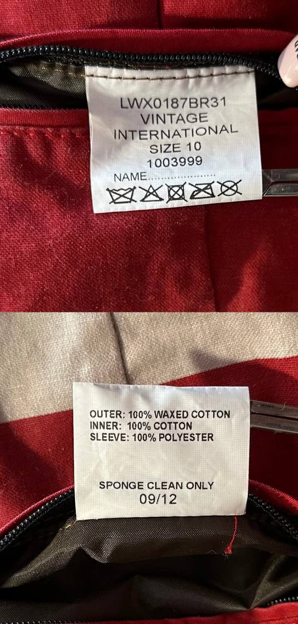 Barbour Barbour Ladies International Waxed Jacket vintage beige Size M / US 6-8 / IT 42-44 - 12 Thumbnail