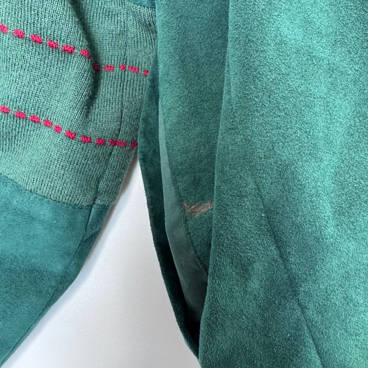 Other Vintage 90s Valmeline Cardigan Jacket Alcantara Pattern XL Size US XL / EU 56 / 4 - 4 Thumbnail