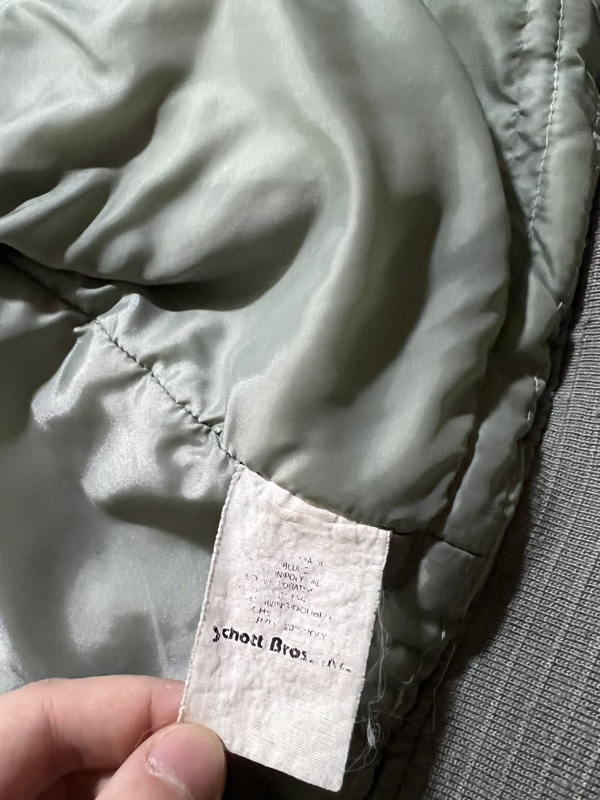 Schott Schott ub3 flyer DOWN JACKET BOMBER parka n2b fur Distressed Size US M / EU 48-50 / 2 - 16 Thumbnail