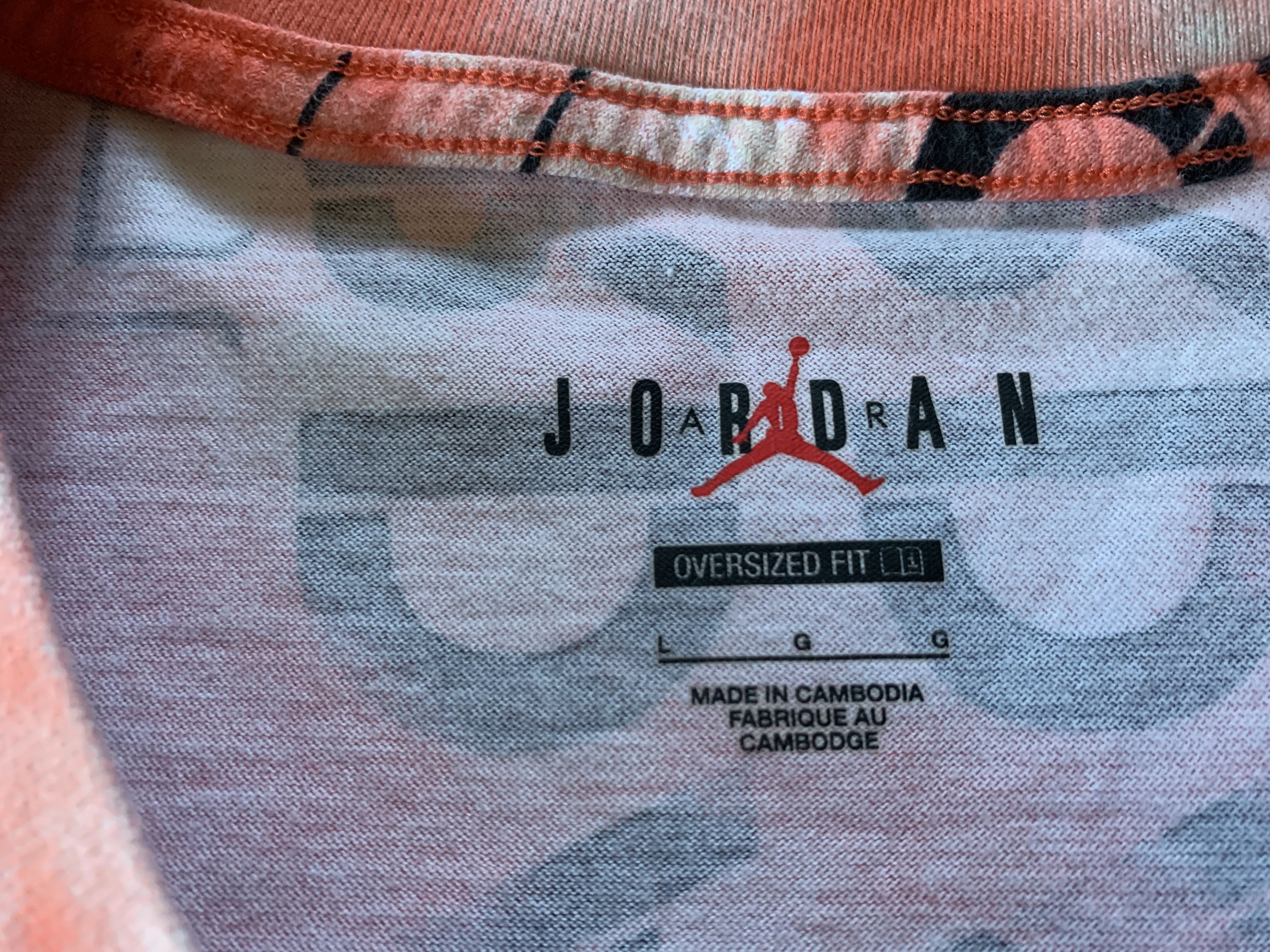Jordan Brand Womens Nike Jordan Jumpman Oversized T-Shirt Size L / US 10 / IT 46 - 5 Thumbnail