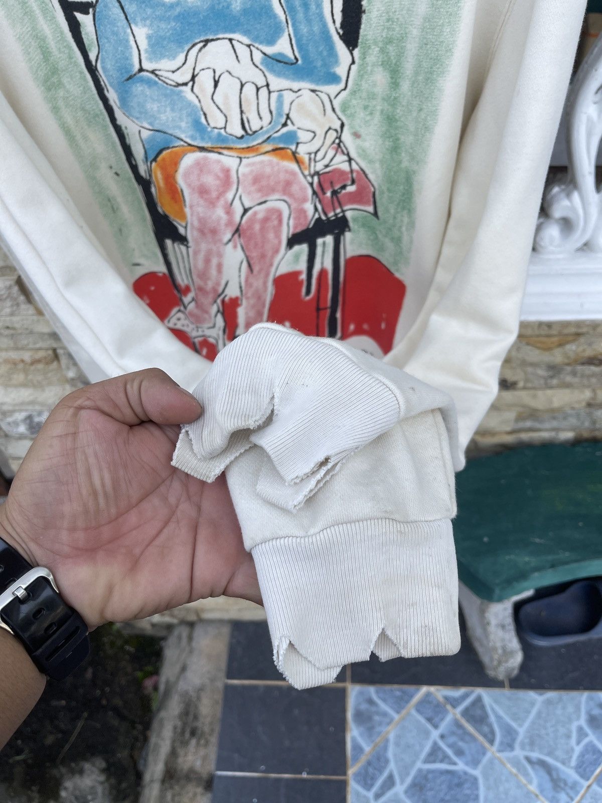 Gucci Rare🔥GUCCI Garden Via Della Vigna Nuova Thrashed Sweatshirt Size US L / EU 52-54 / 3 - 10 Thumbnail