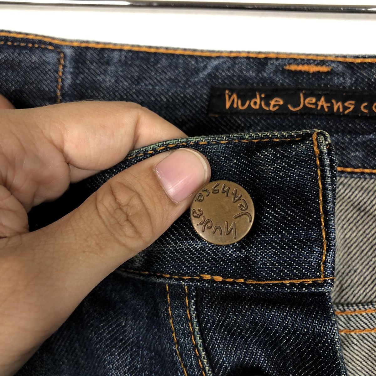 Japanese Brand 🔥Rare Distressed Denim Design Nudie Jeans Japan Made Size US 32 / EU 48 - 11 Thumbnail
