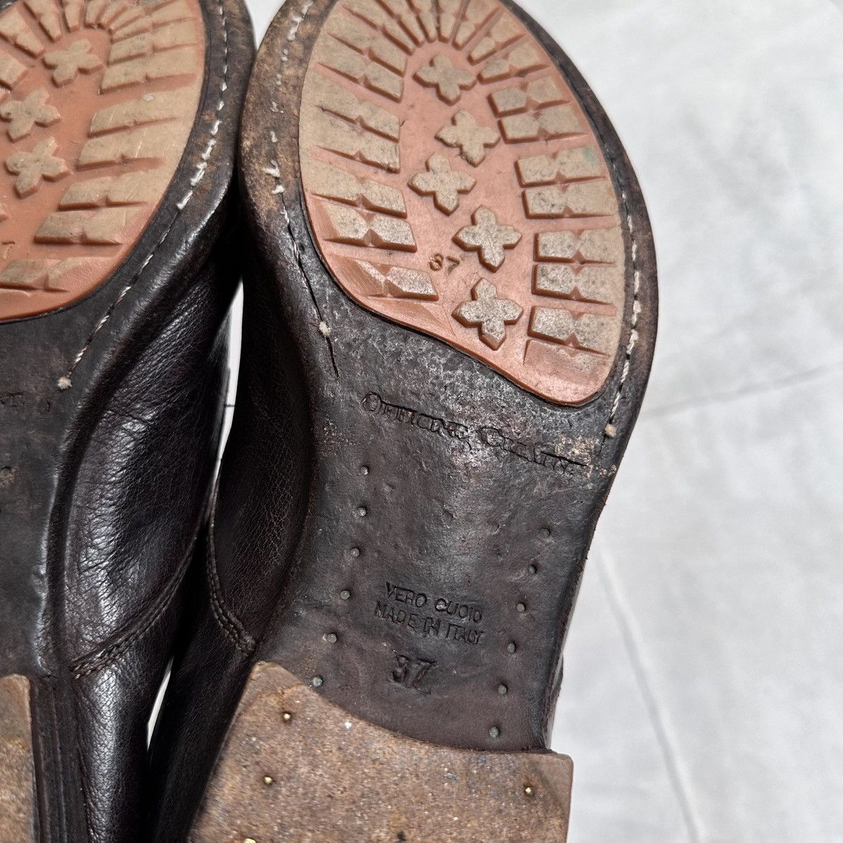 Dirk Bikkembergs Officine Creative Artisanal Boots Shoes Guidi Moma Style Size US 7 / IT 37 - 7 Thumbnail
