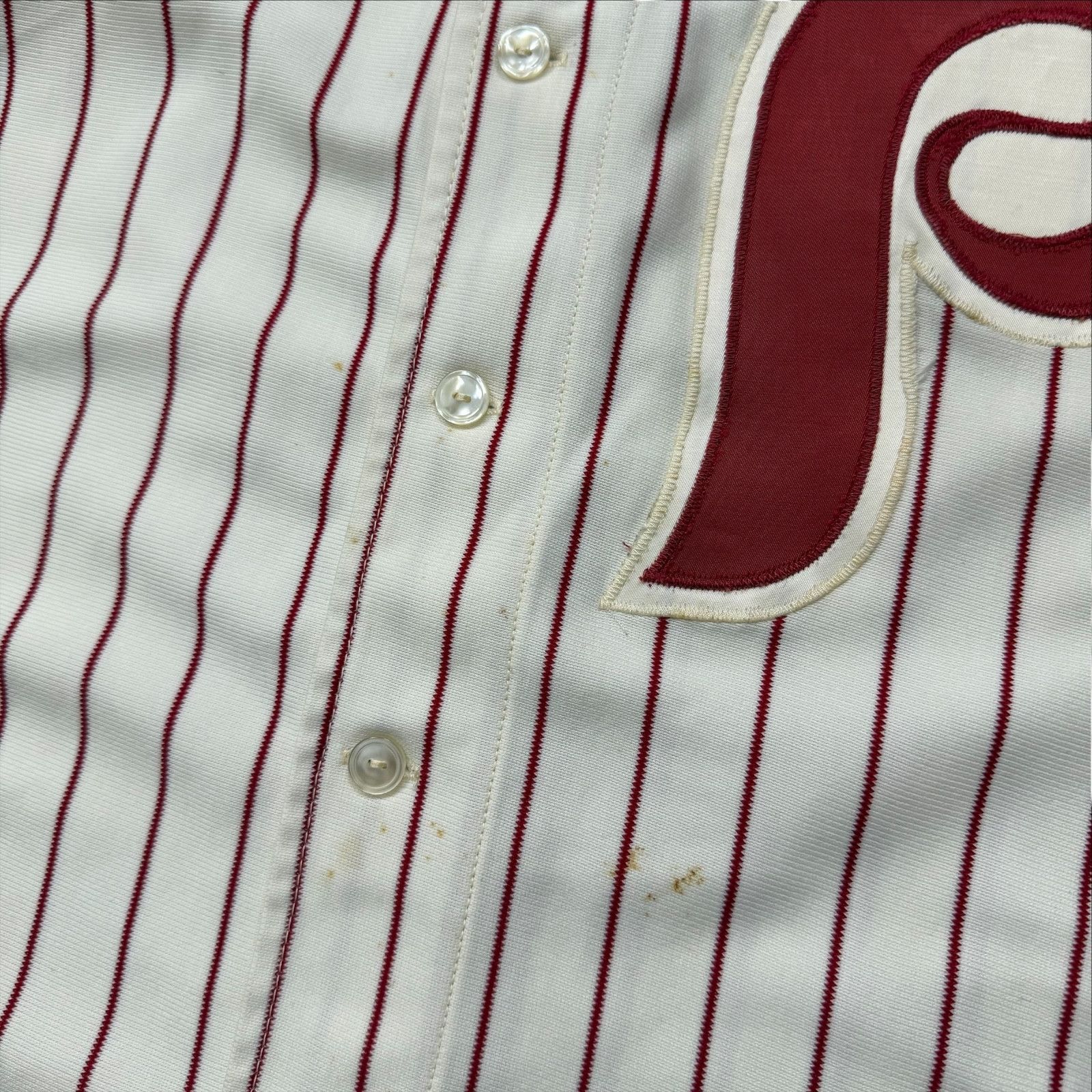 MLB 80s PHILADELPHIA PHILLIES GOODMAN & SONS AUTHENTIC JERSEY Size US M / EU 48-50 / 2 - 6 Thumbnail