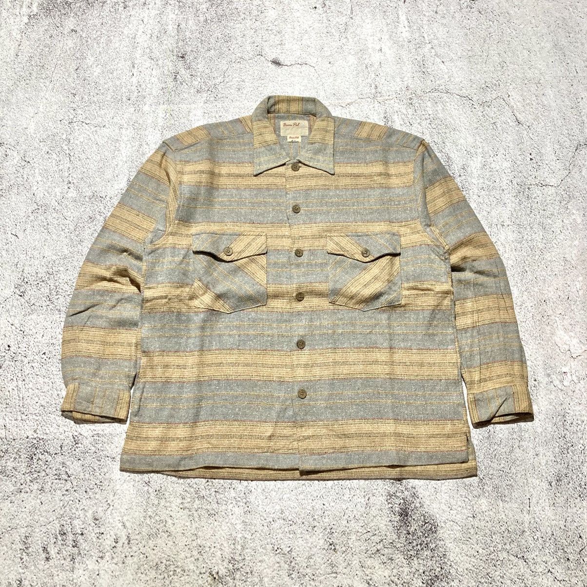 Japanese Brand 2000s Boon Pal Double Pocket Japanese Shirt Kapital Style Size US XL / EU 56 / 4 - 1 Thumbnail