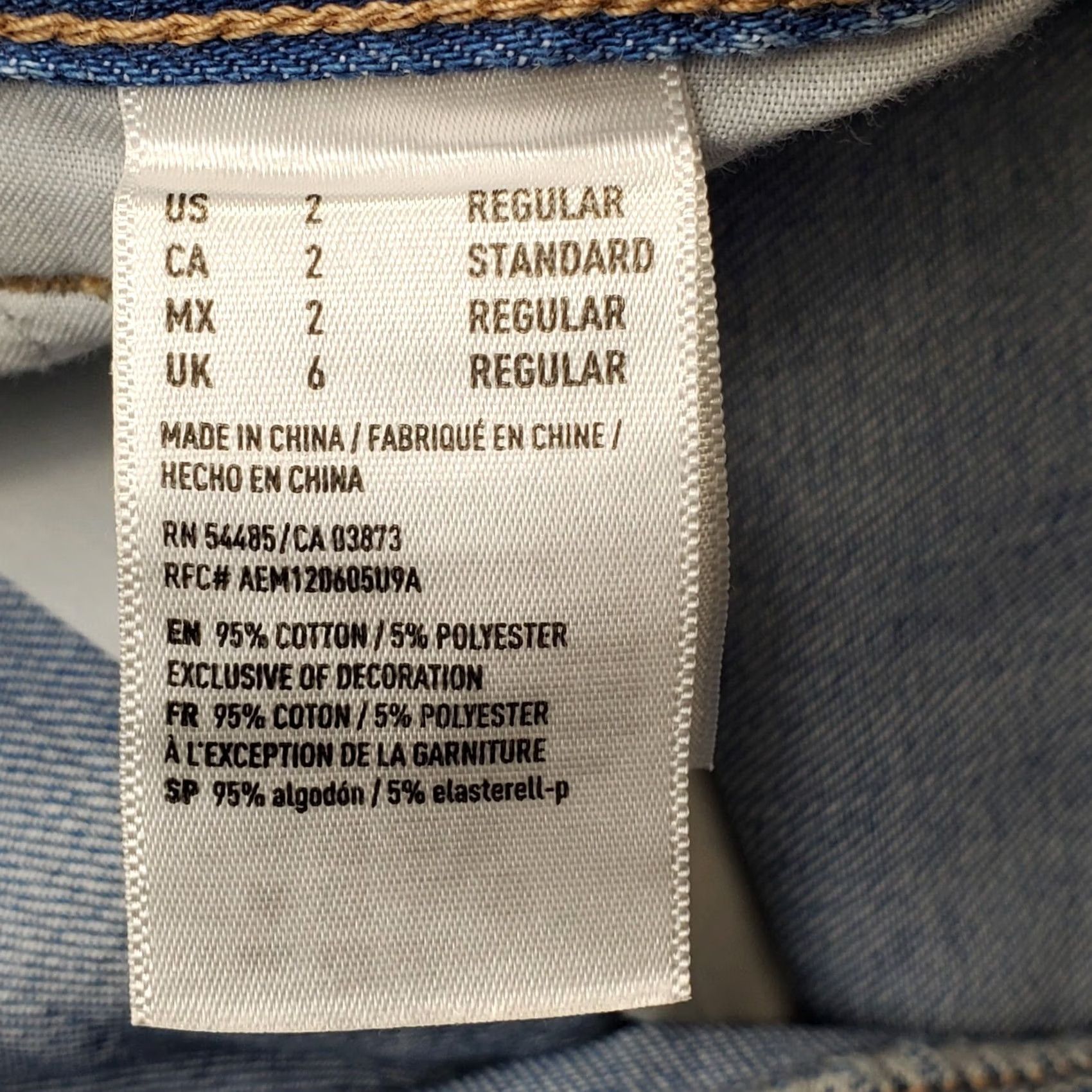 American Eagle Outfitters AMERICAN EAGLE OUTFITTERS Jeans Womens 2 Blue Denim Cotton Waistband Distressed Skinny 28 In 29.75 In Blue Womens Size 2 Jeans Distressed 28x29.75 Size 26" / US 2 / IT 38 - 7 Thumbnail