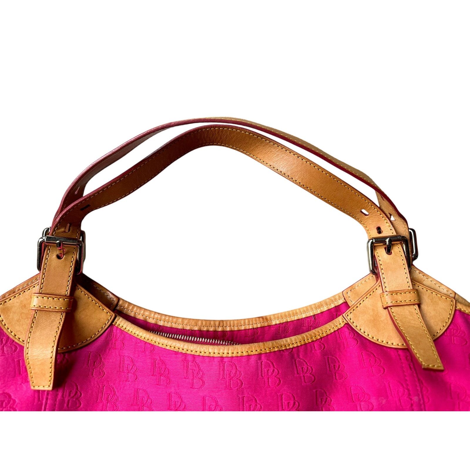 Dooney & Bourke Dooney & Bourke Oversize Deep Pink Hobo Bag Size ONE SIZE - 10 Thumbnail