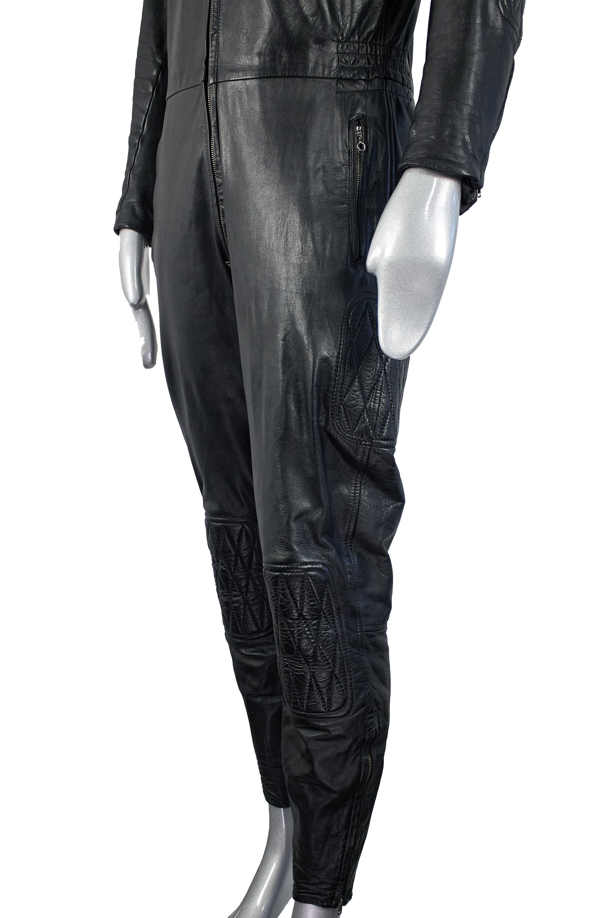 Japanese Brand Rare vintage leather motorcycle overalls suit 80s 90s Size US M / EU 48-50 / 2 - 10 Thumbnail