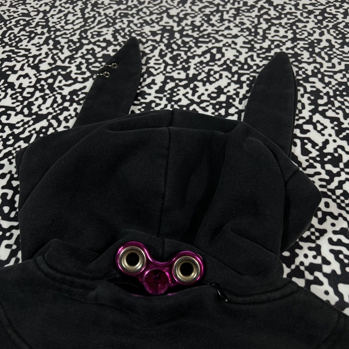 Japanese Brand Vintage Y2K Living Dead Souls Gothic Bunny Style Zip Hoode Size S / US 4 / IT 40 - 12 Thumbnail