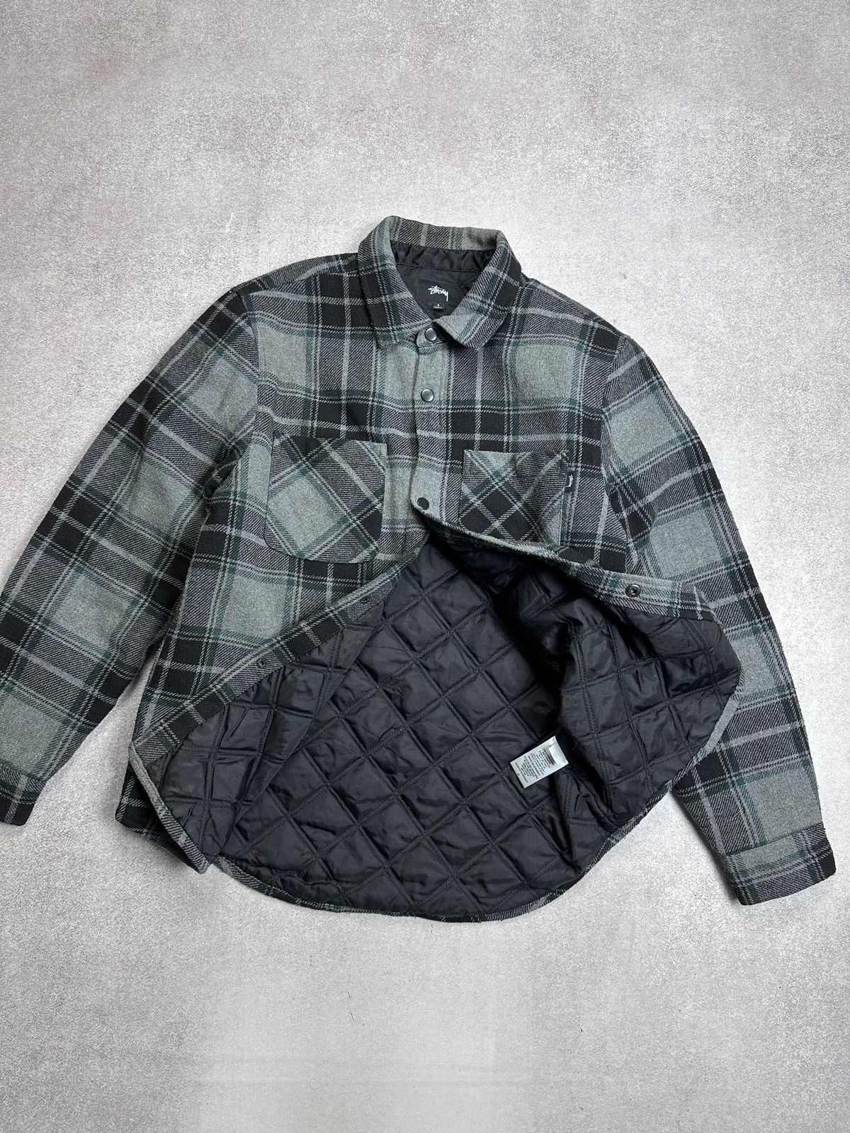 Stussy Vintage Stussy Check Overshirt Jacket S Size US S / EU 44-46 / 1 - 2 Thumbnail