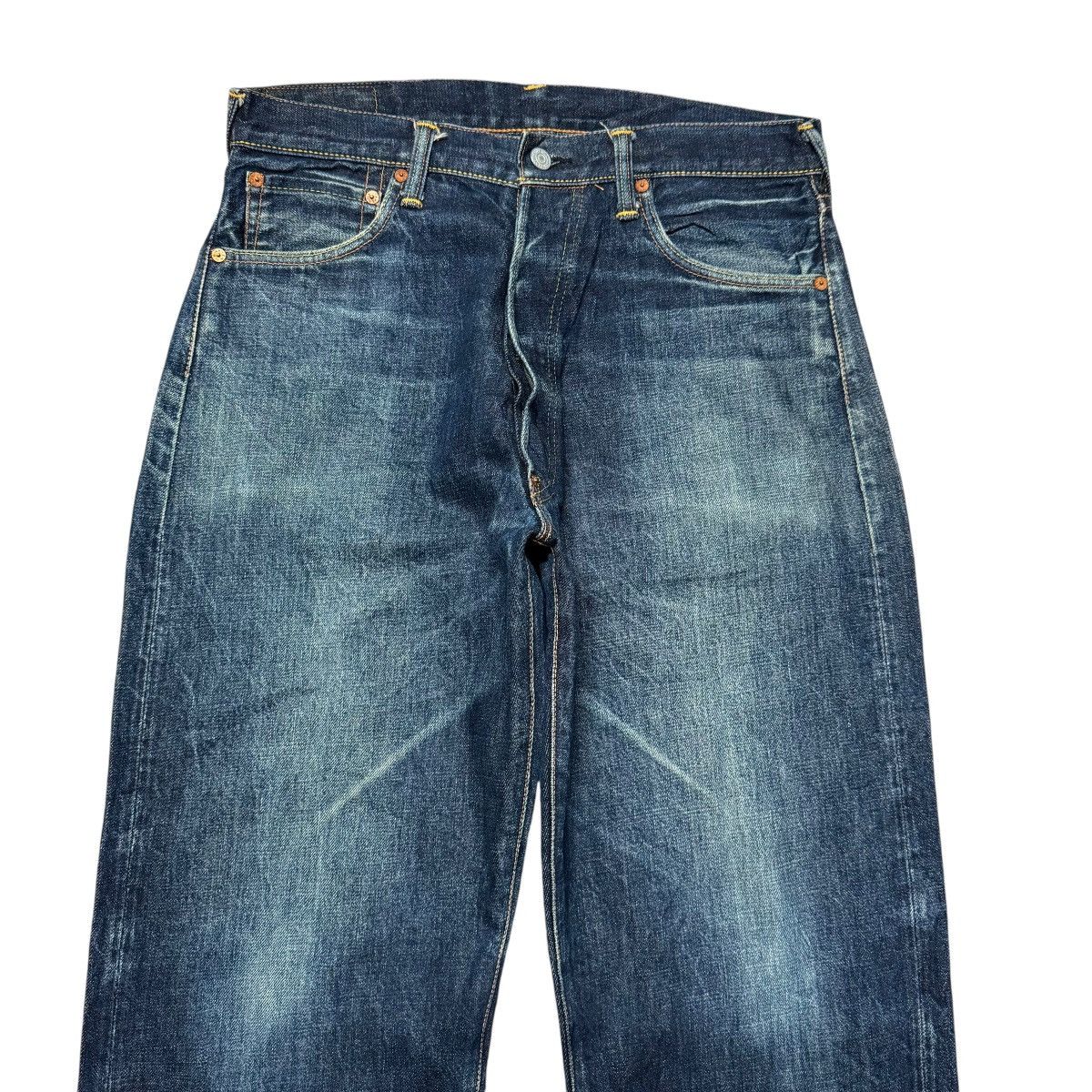 Evisu Vintage Evisu Snake Eyes Daicock Denim Selvedge Jeans Size US 33 - 4 Thumbnail