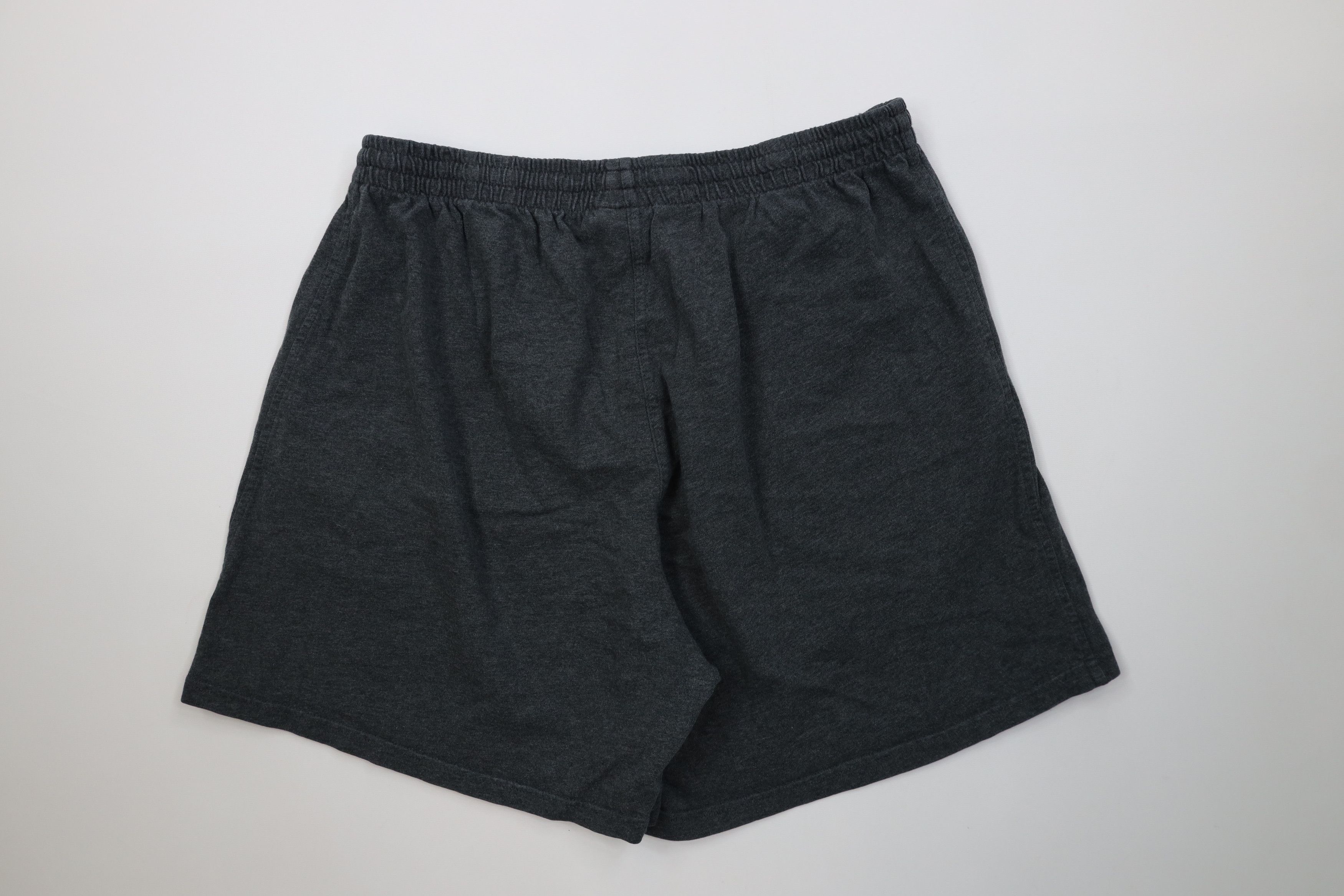 Reebok Vintage 90s Reebok Logo Above Knee Shorts Gray Cotton Size US 36 / EU 52 - 9 Thumbnail