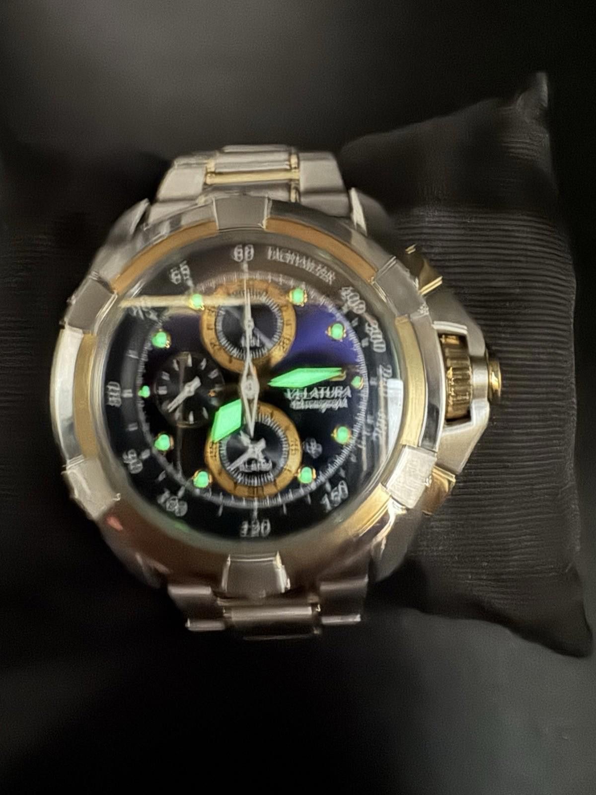 Seiko Seiko Velatura SNDX99 Chronograph Blue Dial Quartz Watch w/ Size ONE SIZE - 4 Thumbnail