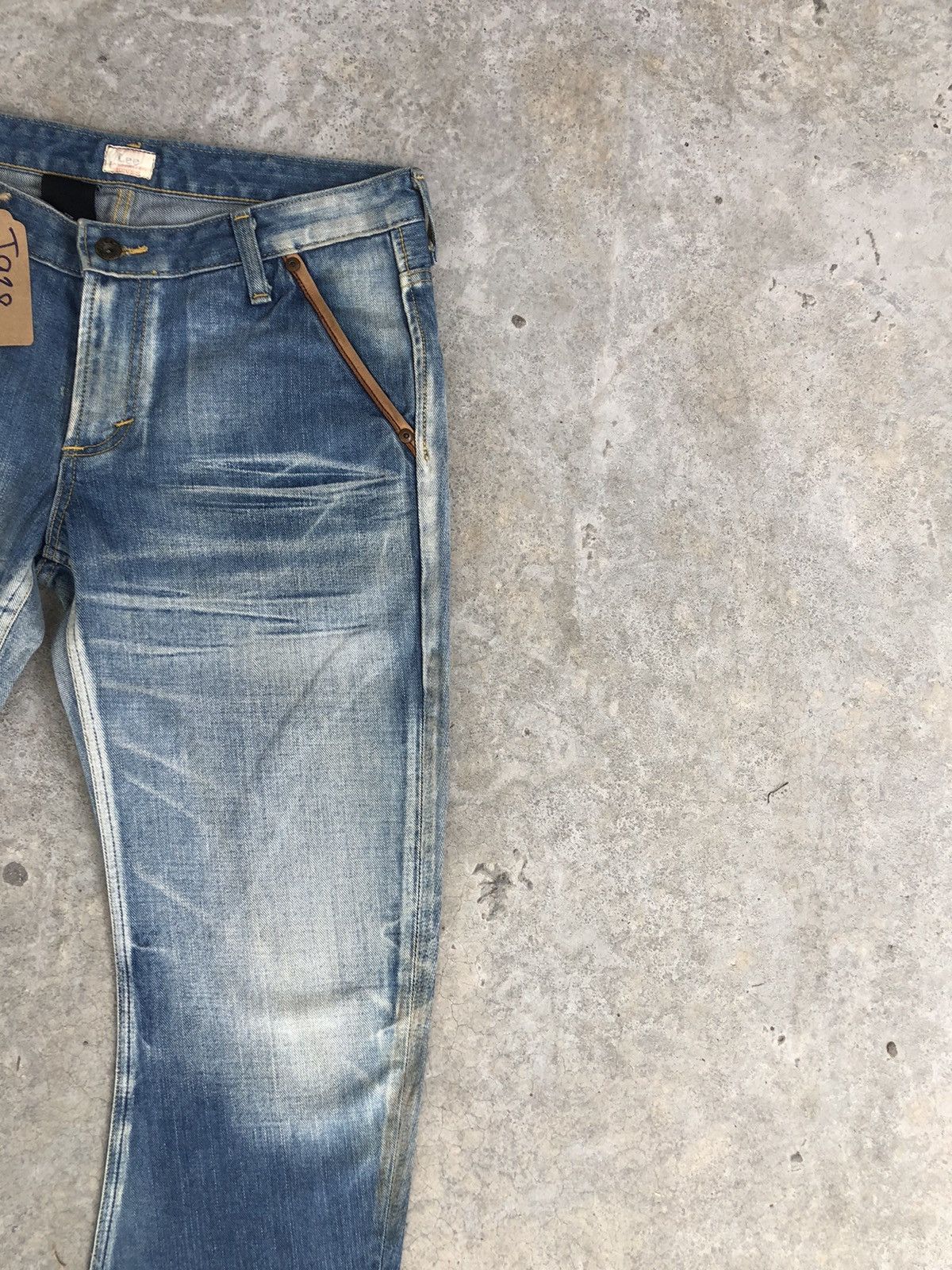Lee Japanese Lee Flared Jeans Distressed Jeans Size US 32 / EU 48 - 5 Thumbnail