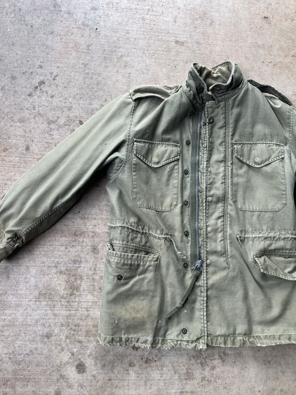Vintage Vintage 70S Military Jacket Size US M / EU 48-50 / 2 - 2 Thumbnail