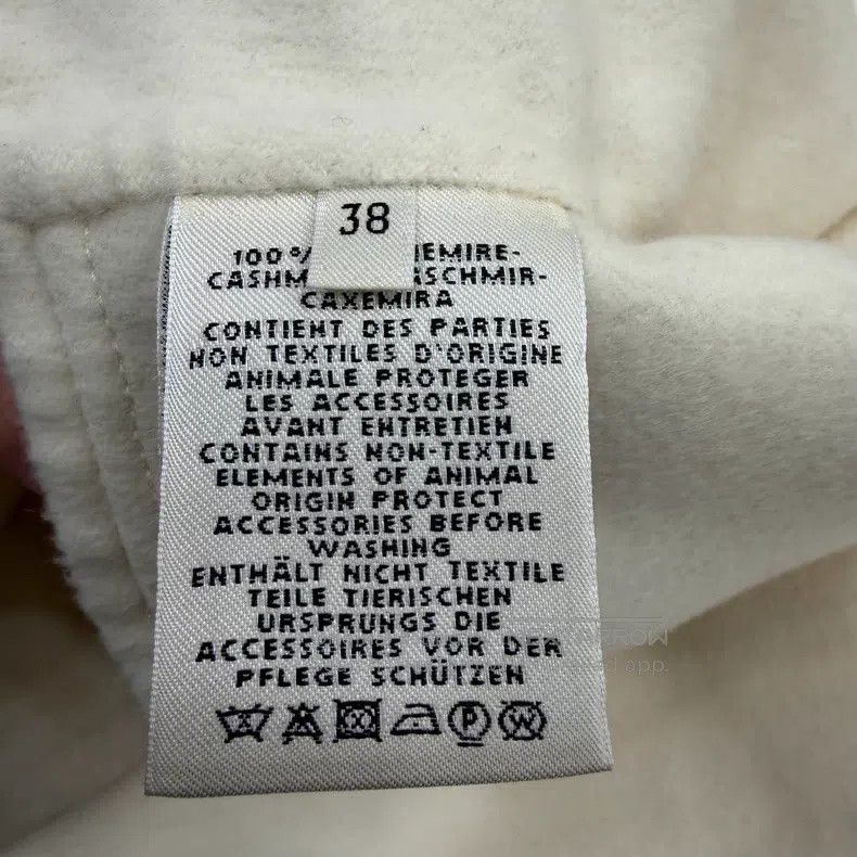 Hermes Hermes White detachable shawl long cashmere coat Size XS / US 0-2 / IT 36-38 - 4 Thumbnail