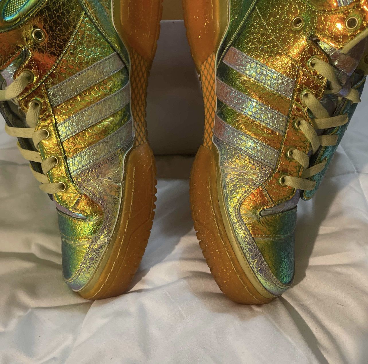 Adidas Adidas Jeremy Scott Foil Wings Size US 11 / EU 44 - 7 Thumbnail