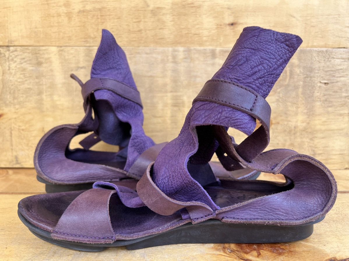 Trippen Trippen wedge sandal Purple Leather Shoes Size EU 40/ US 9 Size US 10 / IT 40 - 8 Thumbnail