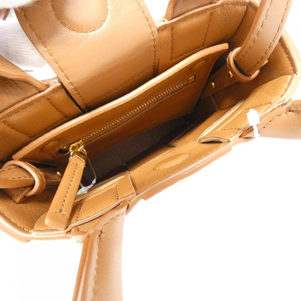 Bottega Veneta o1loc1c0824 Size: OS / Mini Cassette Tote Bag in Brown Size ONE SIZE - 4 Thumbnail