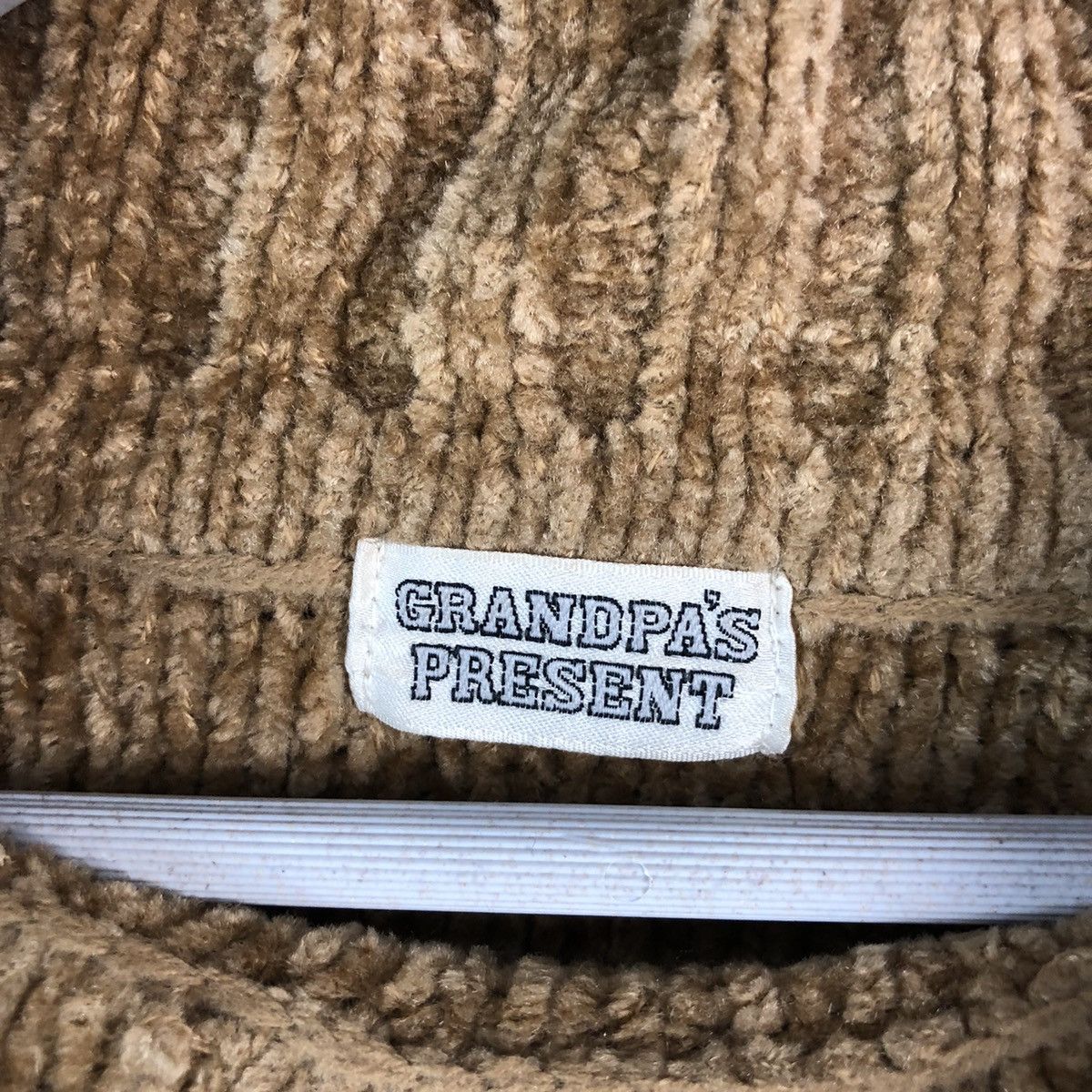 Homespun Knitwear Grandpas Present Brown Stripe Knitwear #A2500 Size US M / EU 48-50 / 2 - 9 Thumbnail