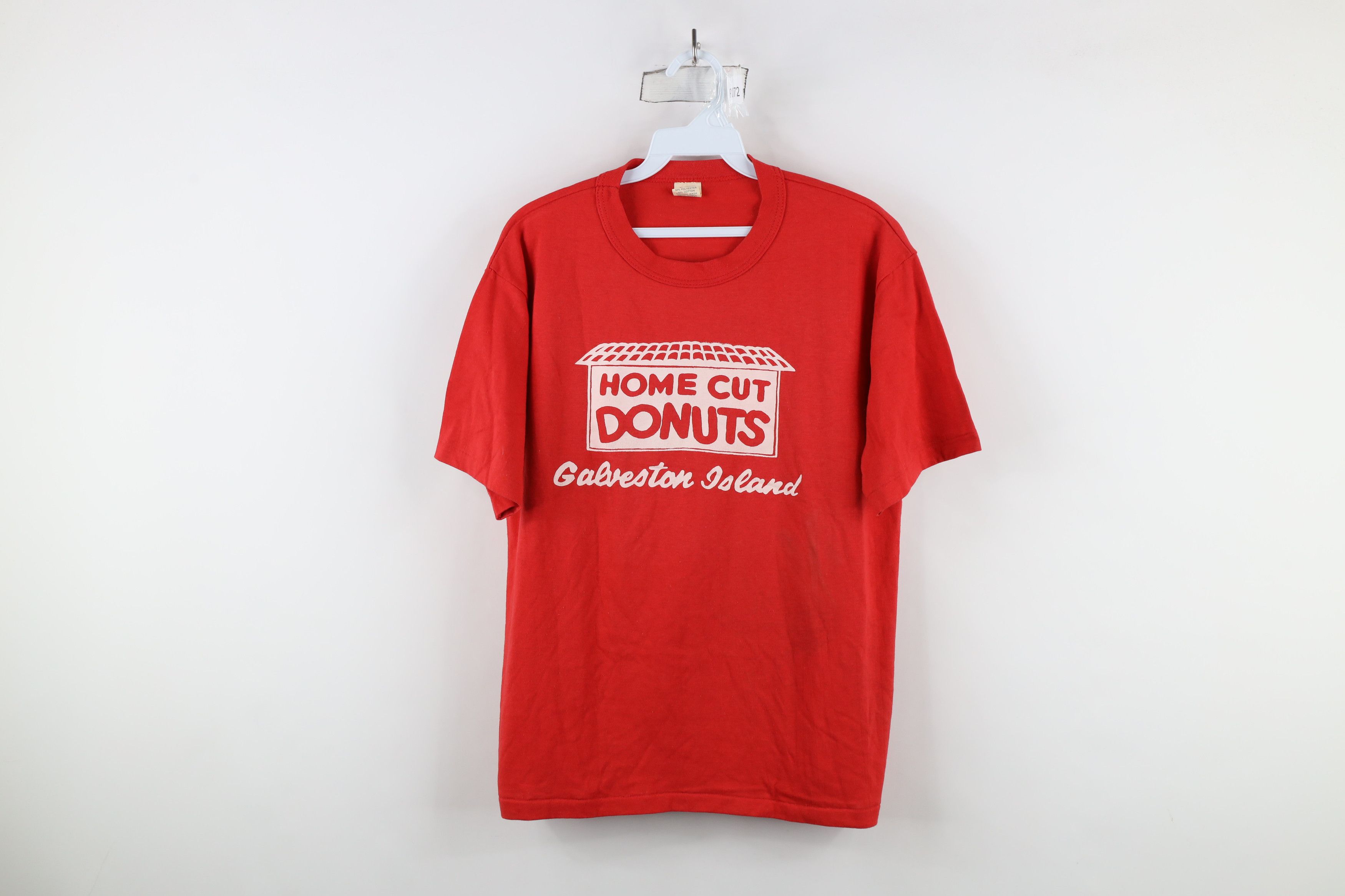 Vintage Vintage 80s 90s Home Cut Donuts Galveston Island T-Shirt USA Size US L / EU 52-54 / 3 - 1 Thumbnail