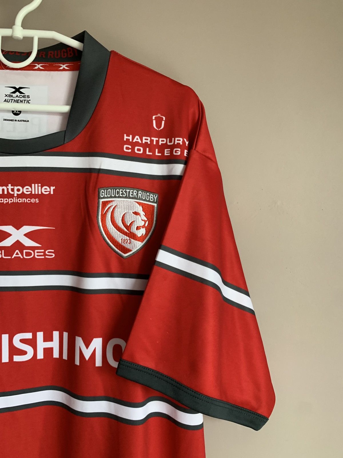 Other Gloucester Rugby Home Rugby Union Shirt Xblades Jersey Sz XL Size US XL / EU 56 / 4 - 4 Thumbnail