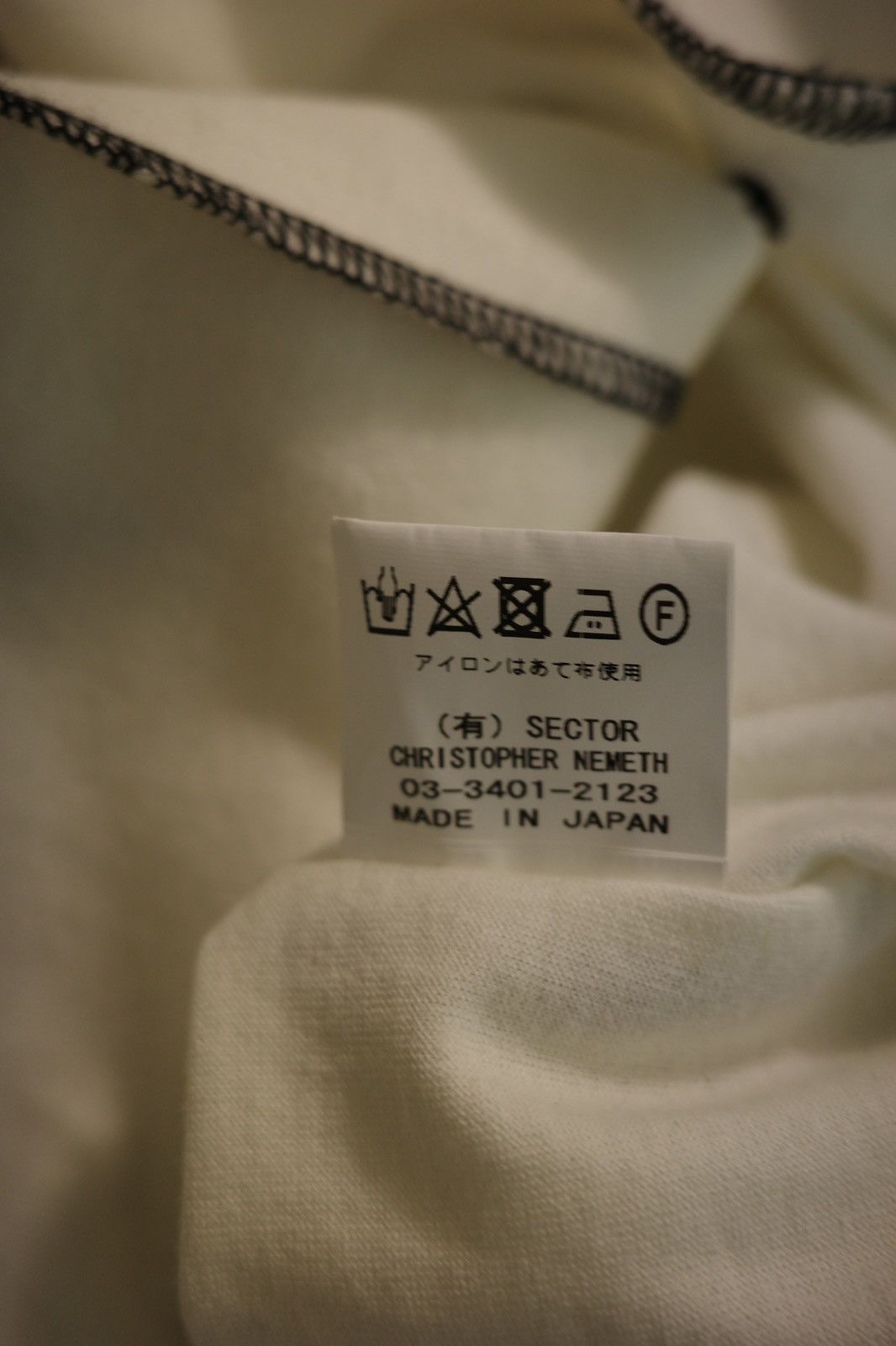 Christopher Nemeth Christopher Nemeth White Stitch Long-Sleeved Shirt Size US M / EU 48-50 / 2 - 6 Thumbnail