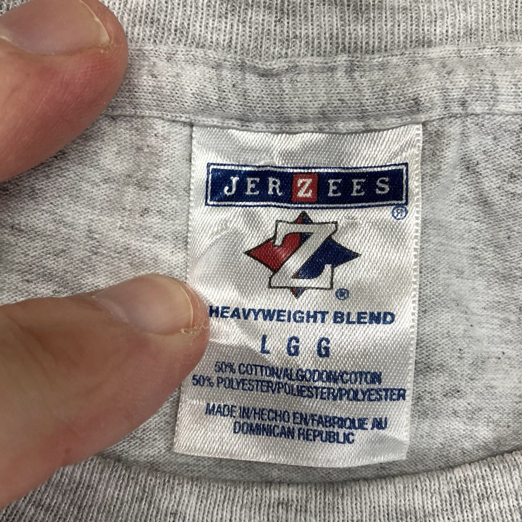 Jerzees VINTAGE Mens T-Shirt Street Rod Logo 2009 St. Louis Street Rod Association Real Easter Show Gray L Size US L / EU 52-54 / 3 - 4 Thumbnail