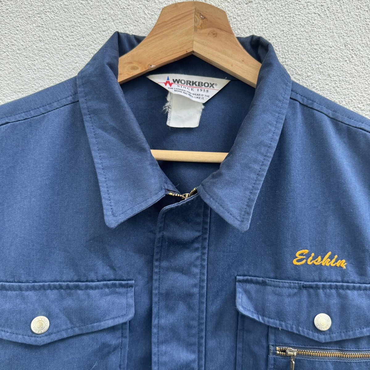 Japanese Brand Workbox Workwear Zip up Jacket Size US M / EU 48-50 / 2 - 4 Thumbnail