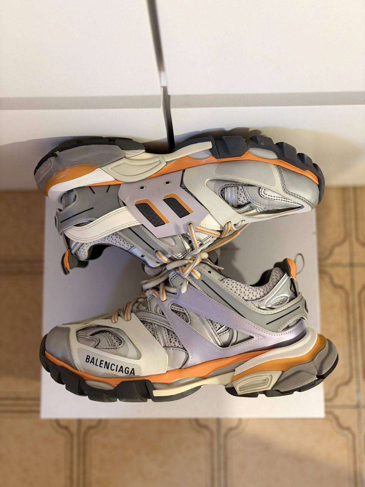Balenciaga Balenciaga Track (Orange, Grey, Purple) Size US 6 / EU 39 - 2 Thumbnail