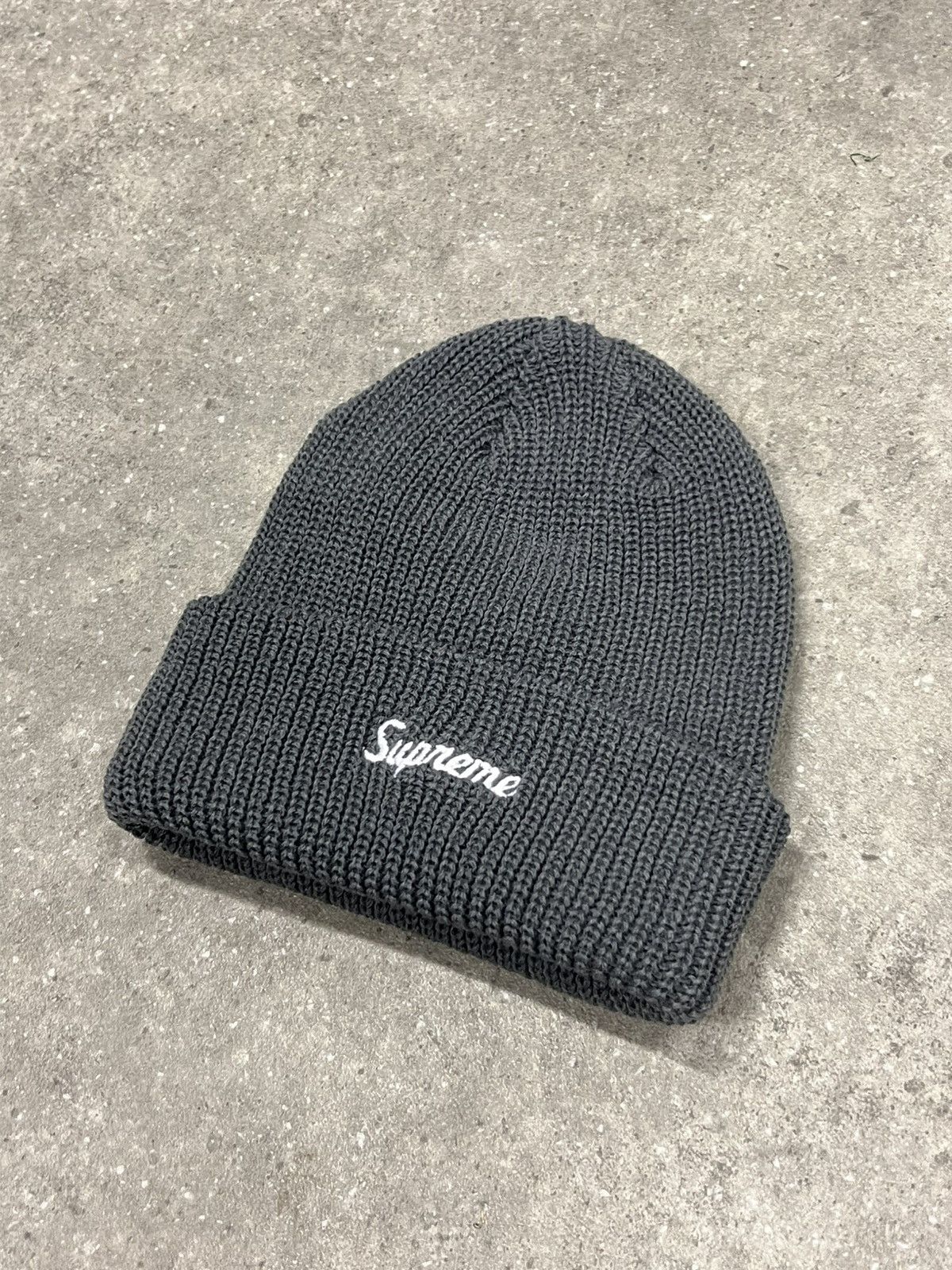 Brand new Supreme Grey Loose Gauge Beanie