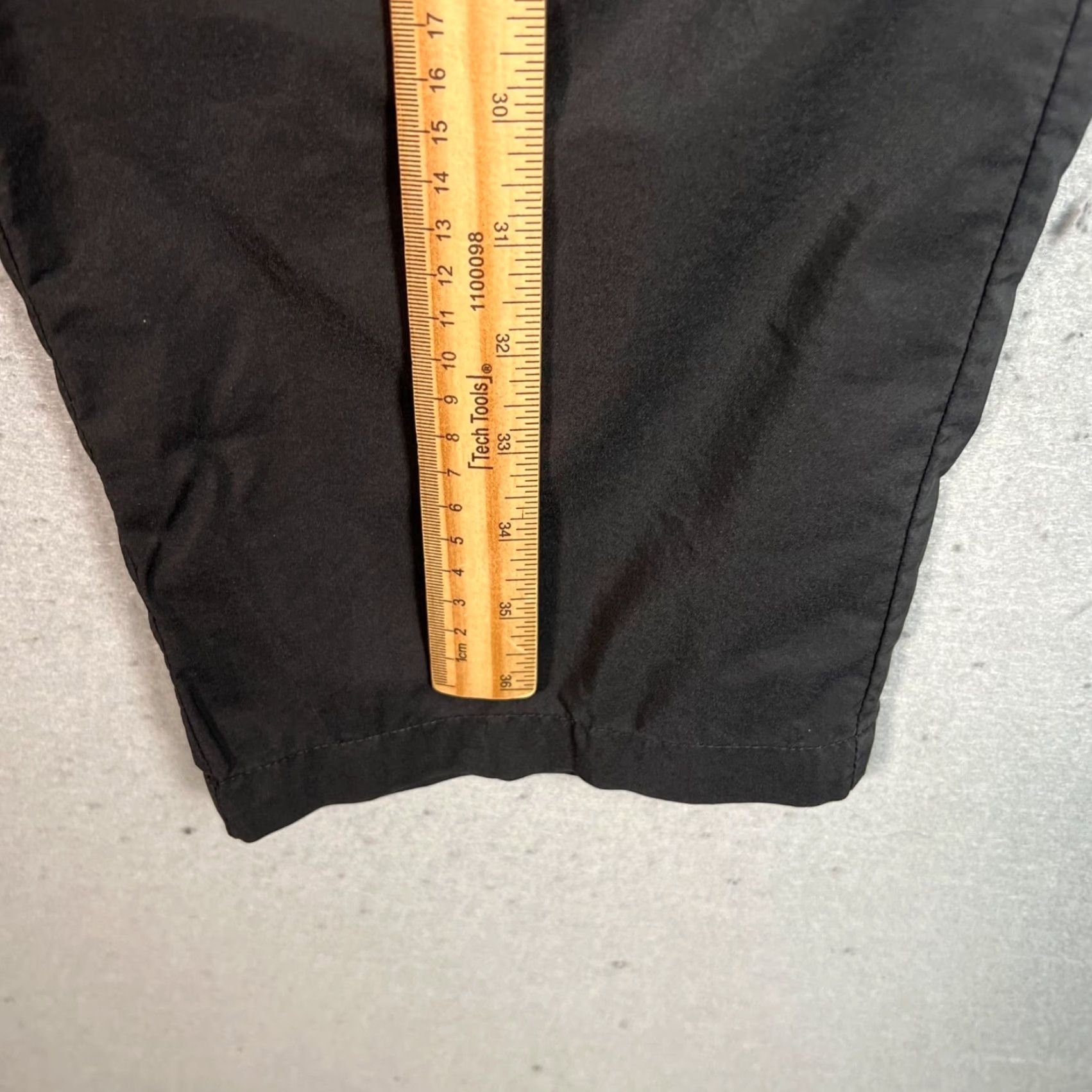 Vintage Mijeong Park Black Cargo Straight Leg Pants Womens XS Cotton Blend Size 26" / US 2 / IT 38 - 7 Thumbnail