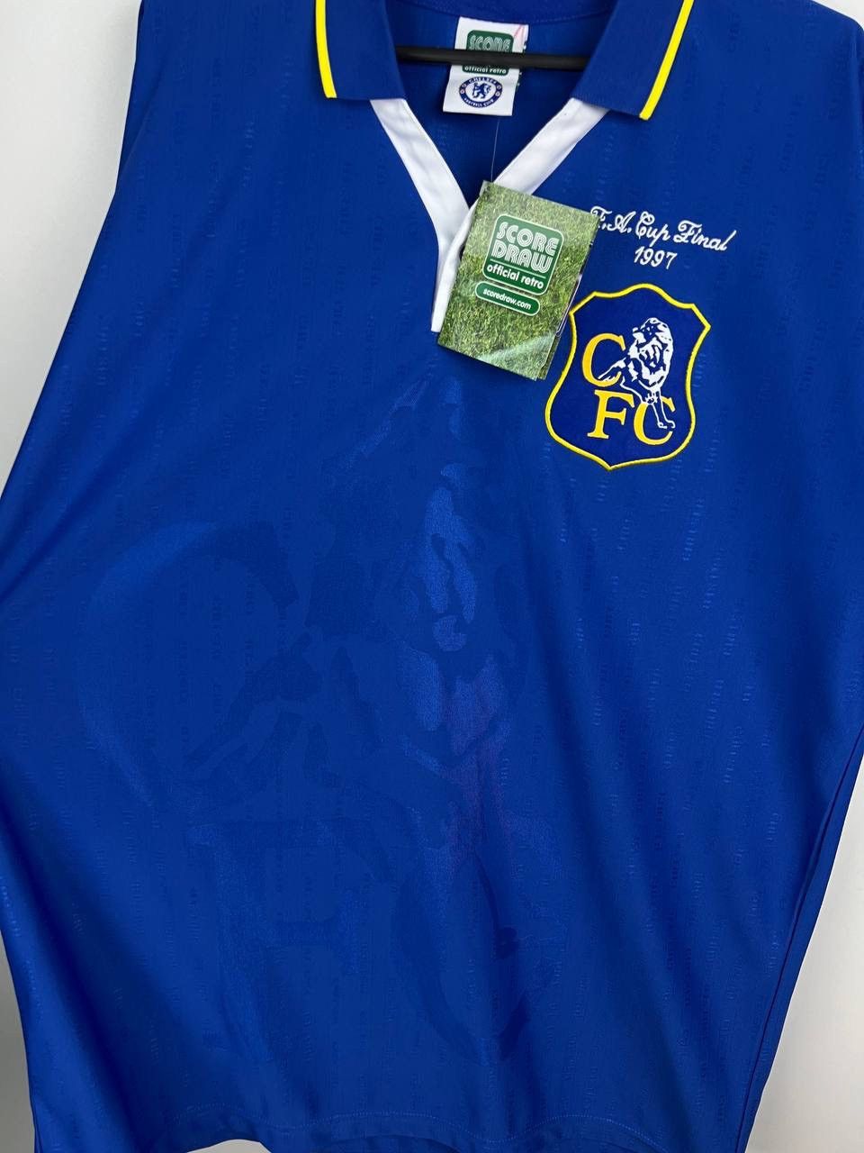 Vintage Chelsea 1997 final Cup official retro t-shirts size XL Size US XL / EU 56 / 4 - 3 Thumbnail