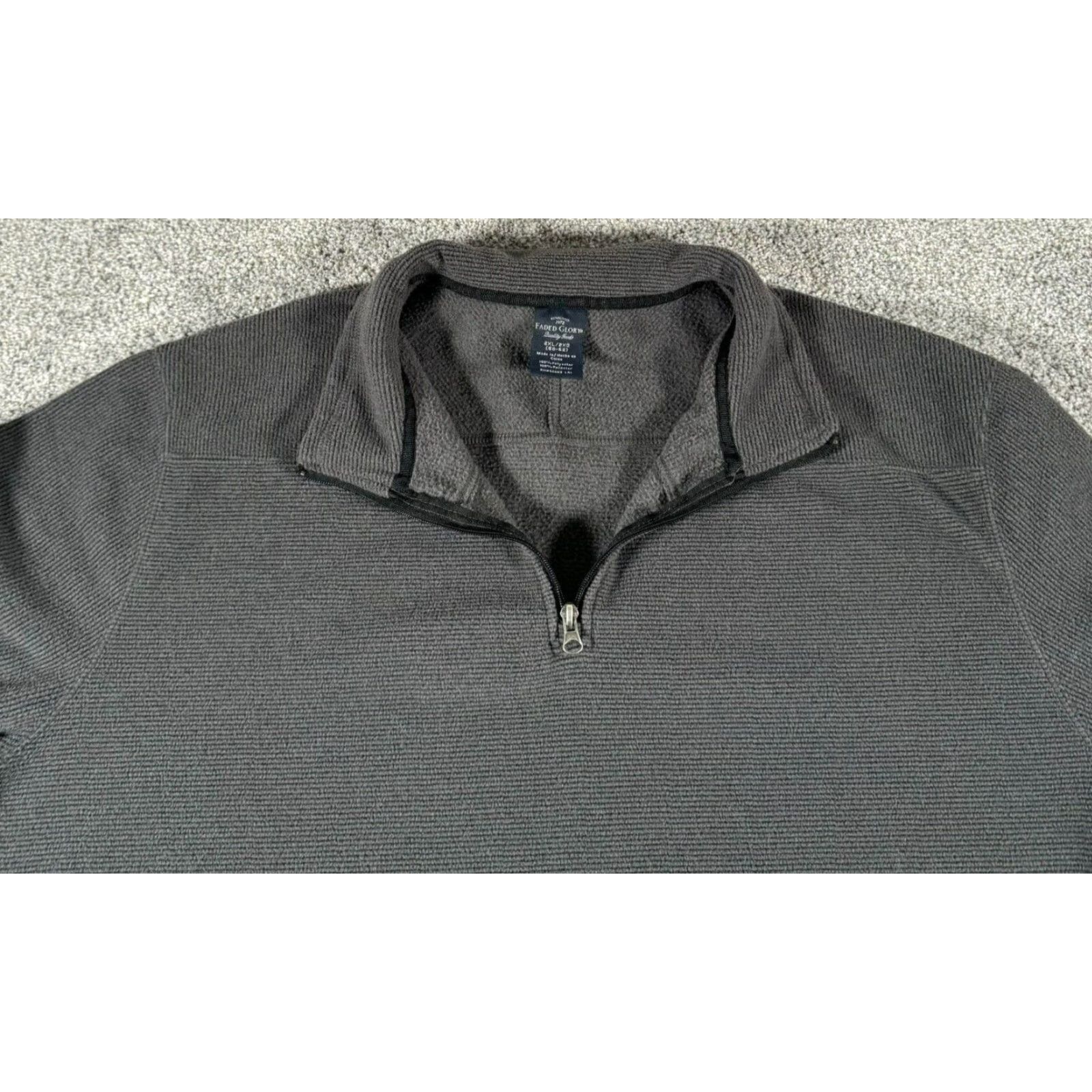 Faded Glory Faded Glory 1/4 Zip Sweater Mens 2XL Gray Fleece Zipper Pullover Streetwear Y2K Size US XXL / EU 58 / 5 - 7 Thumbnail