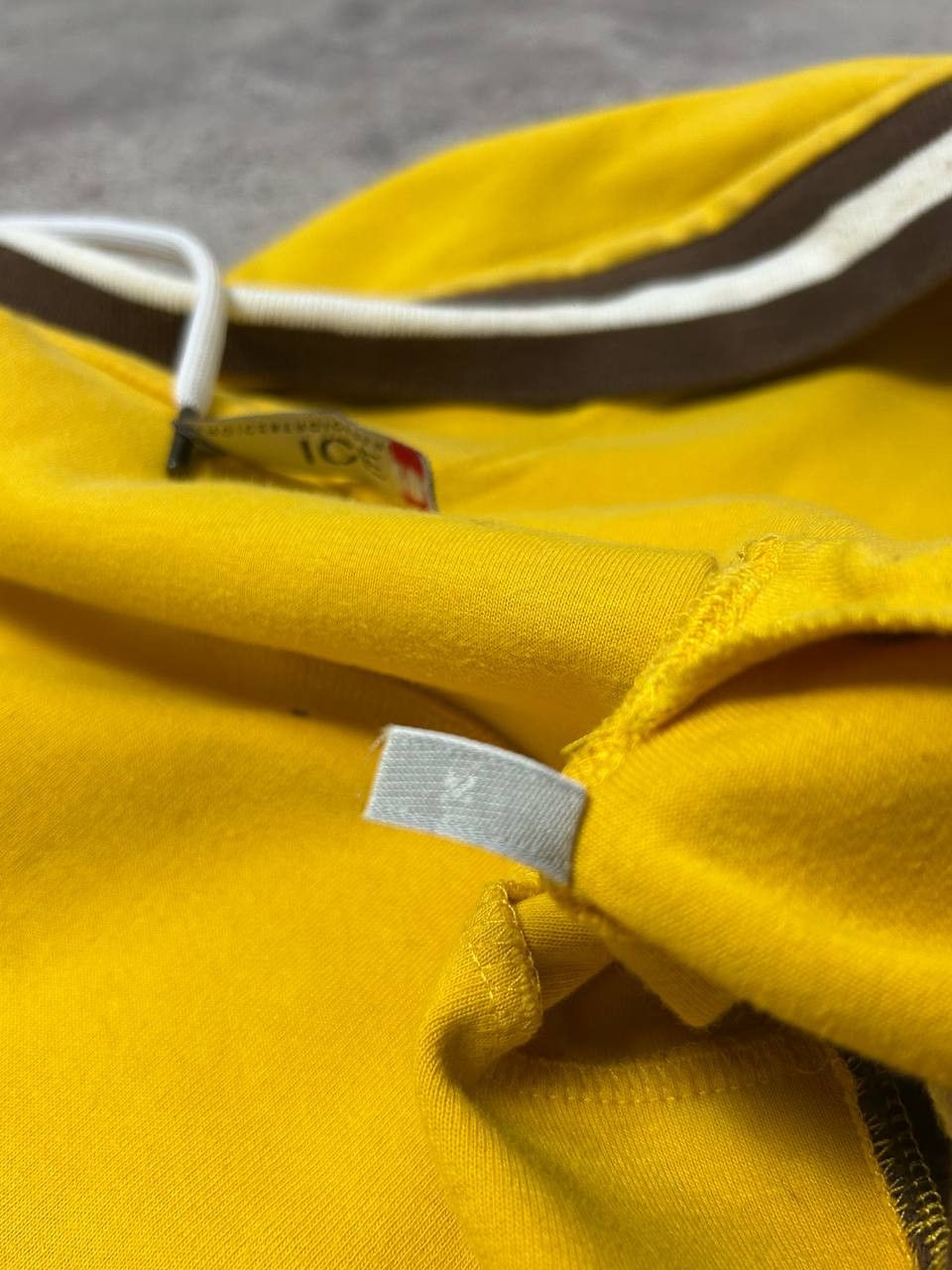 Iceberg Gilmar Iceberg Fullzip Spellout Yellow Hoodie Size M Size US M / EU 48-50 / 2 - 8 Thumbnail