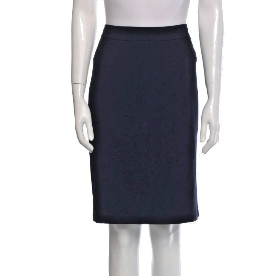 Donna Karan Donna Karan Skirt Size 12 Black Wool Zip Closure Tailored F Size 34" / US 12 / IT 48 - 1 Thumbnail