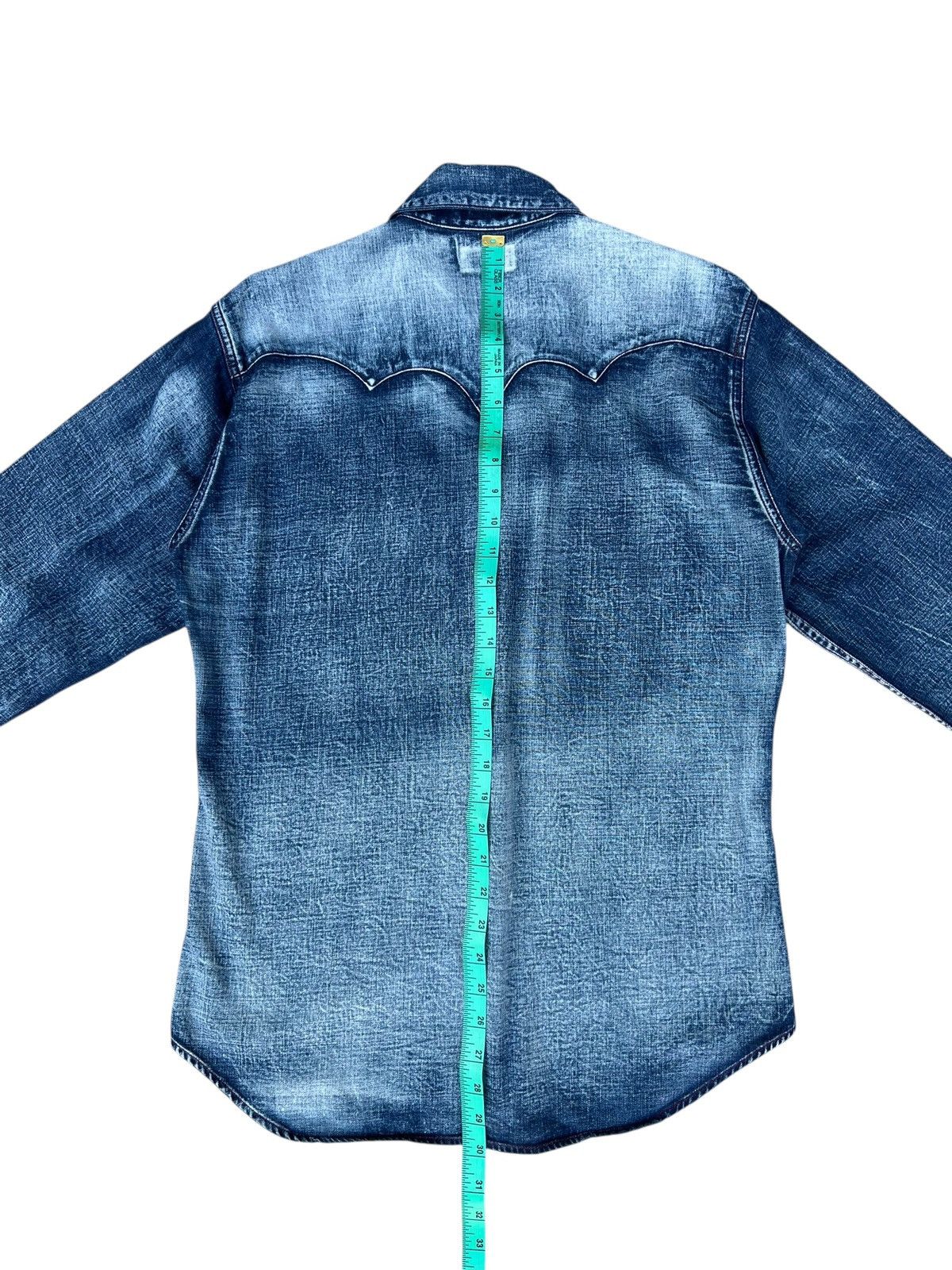 Levi's 2001 Levi’s Red Tab Slim Denim Western Shirt Snap Button Size US L / EU 52-54 / 3 - 19 Thumbnail