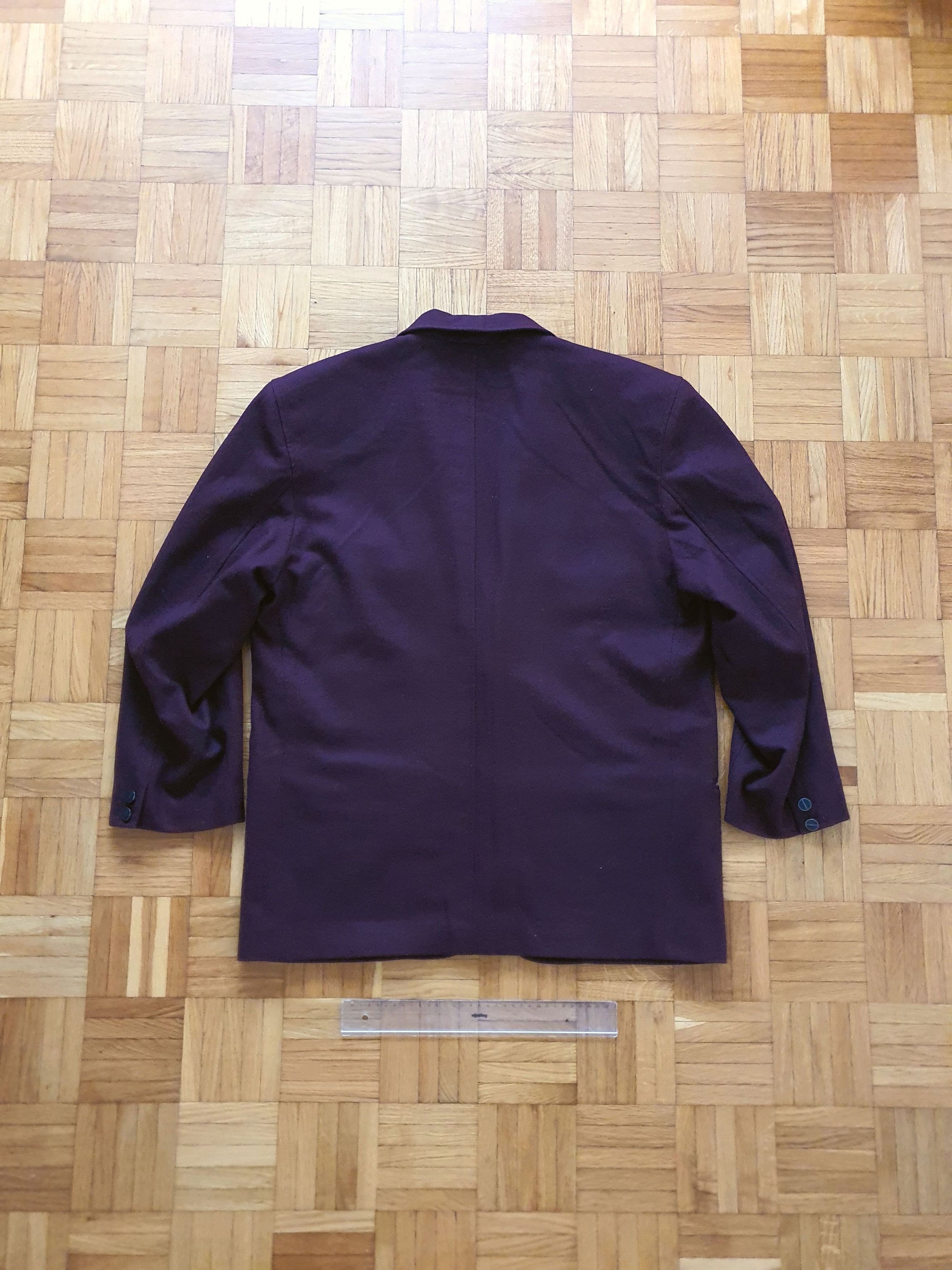 Paul & Shark Vintage Burgundy Maroon Blazer Sports Coat Suit Jacket Size 48S - 2 Thumbnail