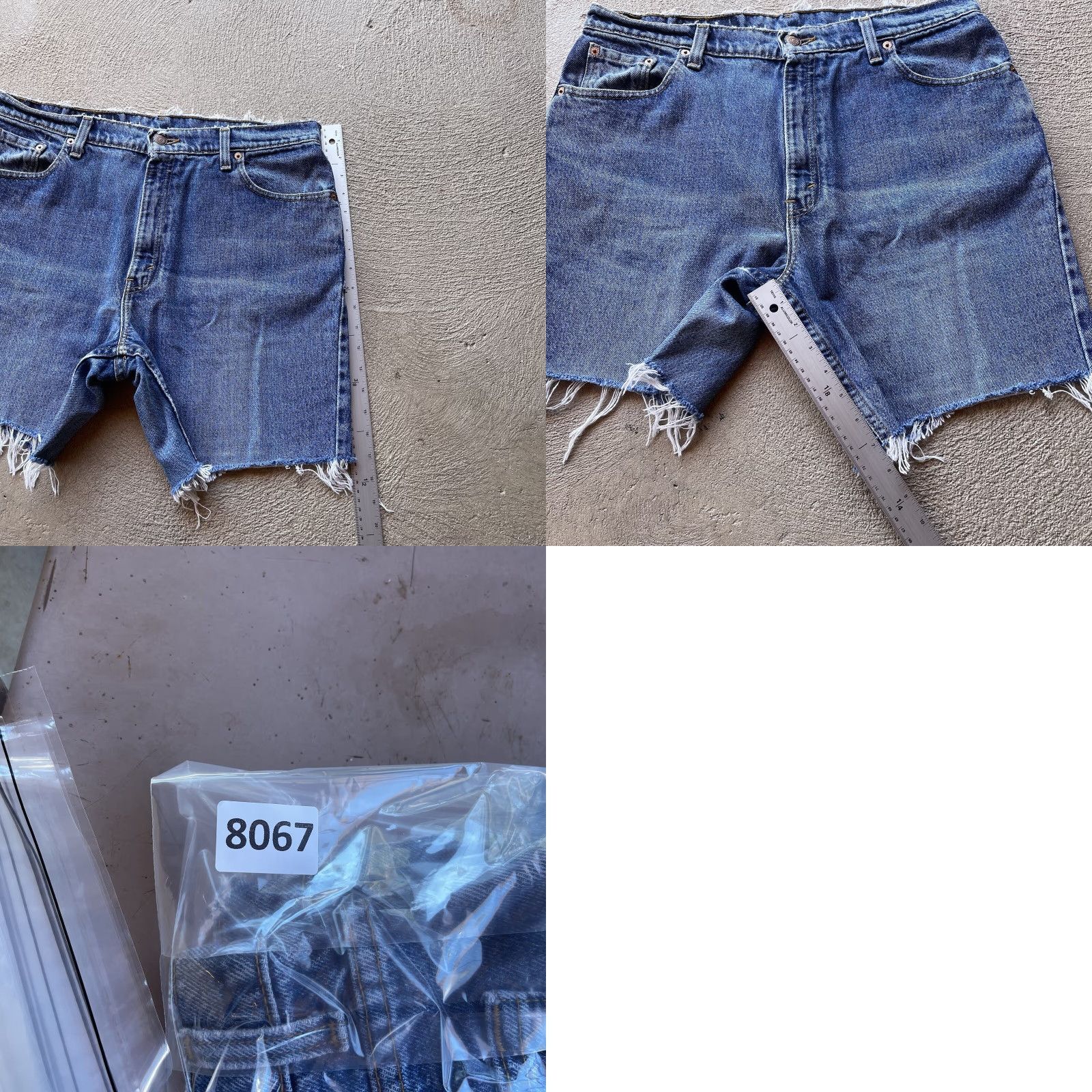 Levi's VINTAGE Levi's Shorts 34 Blue Denim Cut-Off Baggy 90s Womens Size 24" / US 00 / IT 34 - 8 Thumbnail